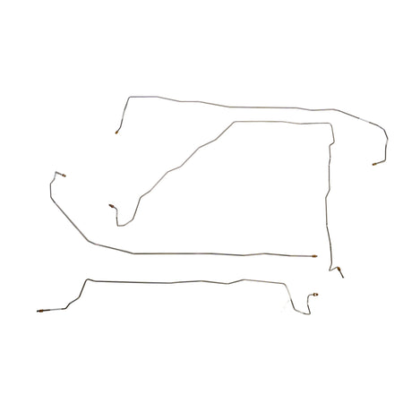 2001-05 Toyota Rav4, 2.0L, 2WD, Intermediate Lines; Stainless - SSTubes