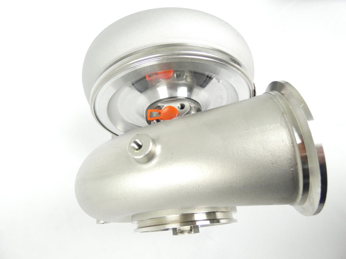 94mm Cast Aluminum Wheel Turbocharger T6 Stainless V-Band Exhaust Housing - SSTubes