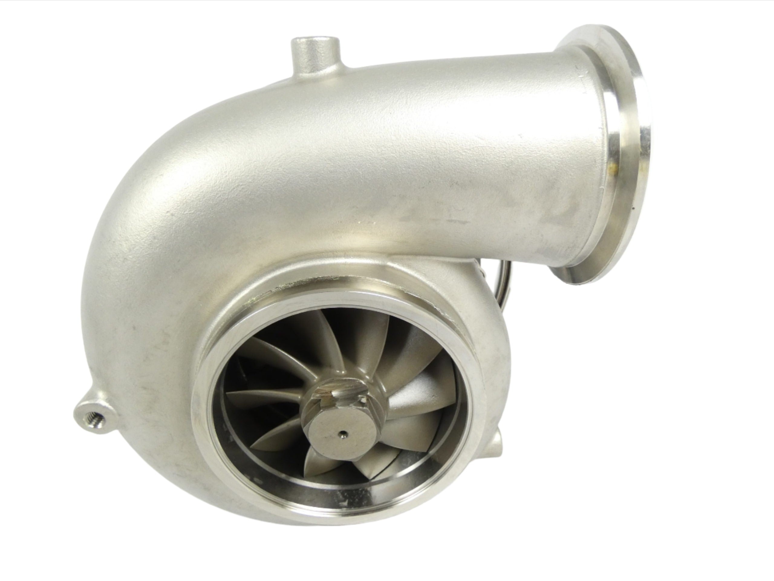 94mm CNC Billet Wheel Turbocharger T6 Stainless V-Band Exhaust Housing - SSTubes