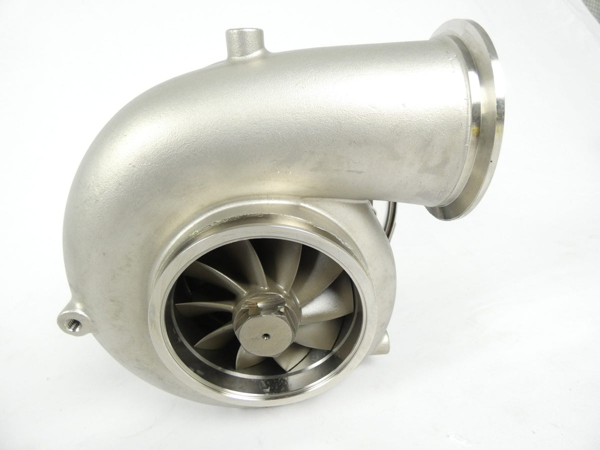 94mm Cast Aluminum Wheel Turbocharger T6 Stainless V-Band Exhaust Housing - SSTubes