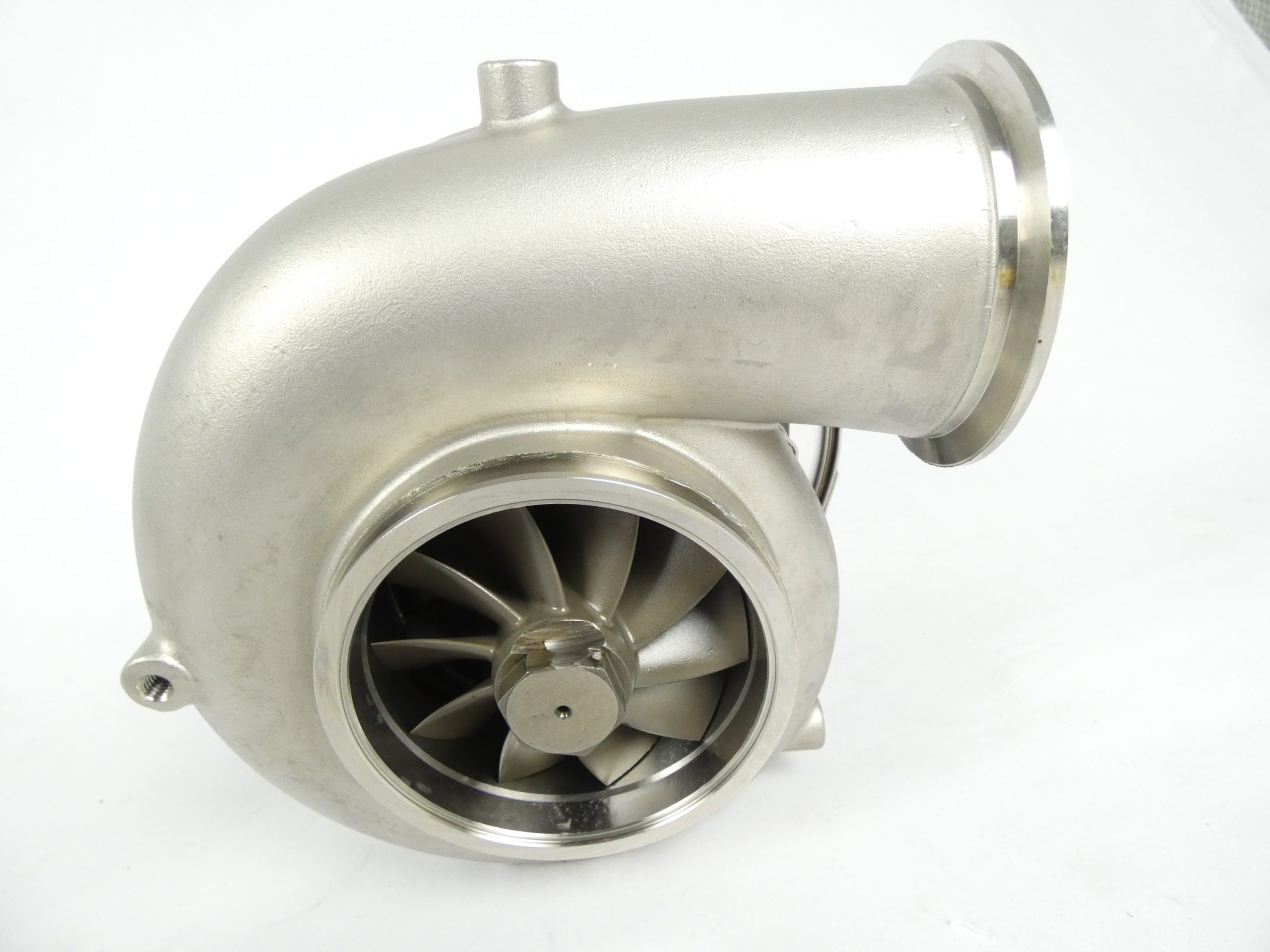 94mm Cast Aluminum Wheel Turbocharger T6 Stainless V-Band Exhaust Housing - SSTubes