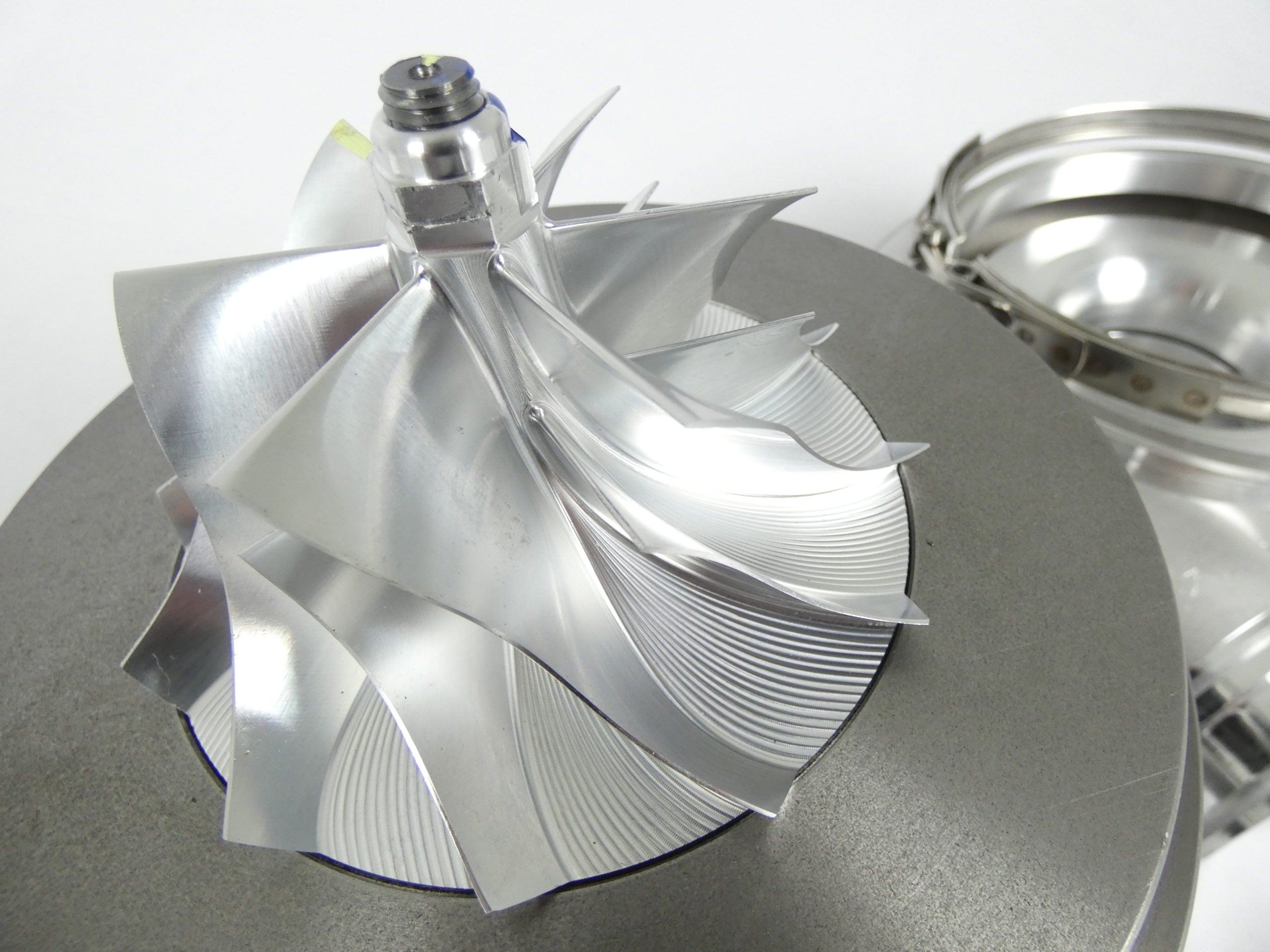 80mm CNC Billet Wheel Turbocharger T6 Pro-Mod V-band Exhaust Housing - SSTubes