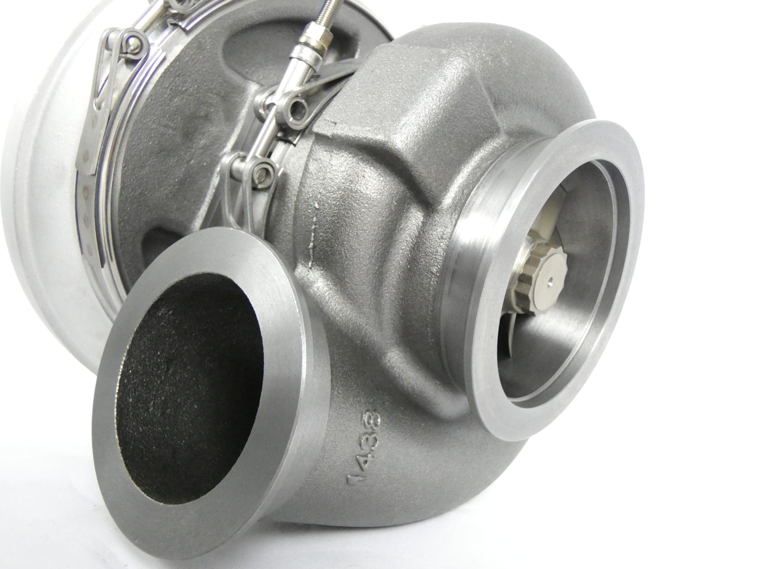 86mm CNC Billet Wheel Turbocharger T6 Pro-Mod V-band Exhaust Housing - SSTubes