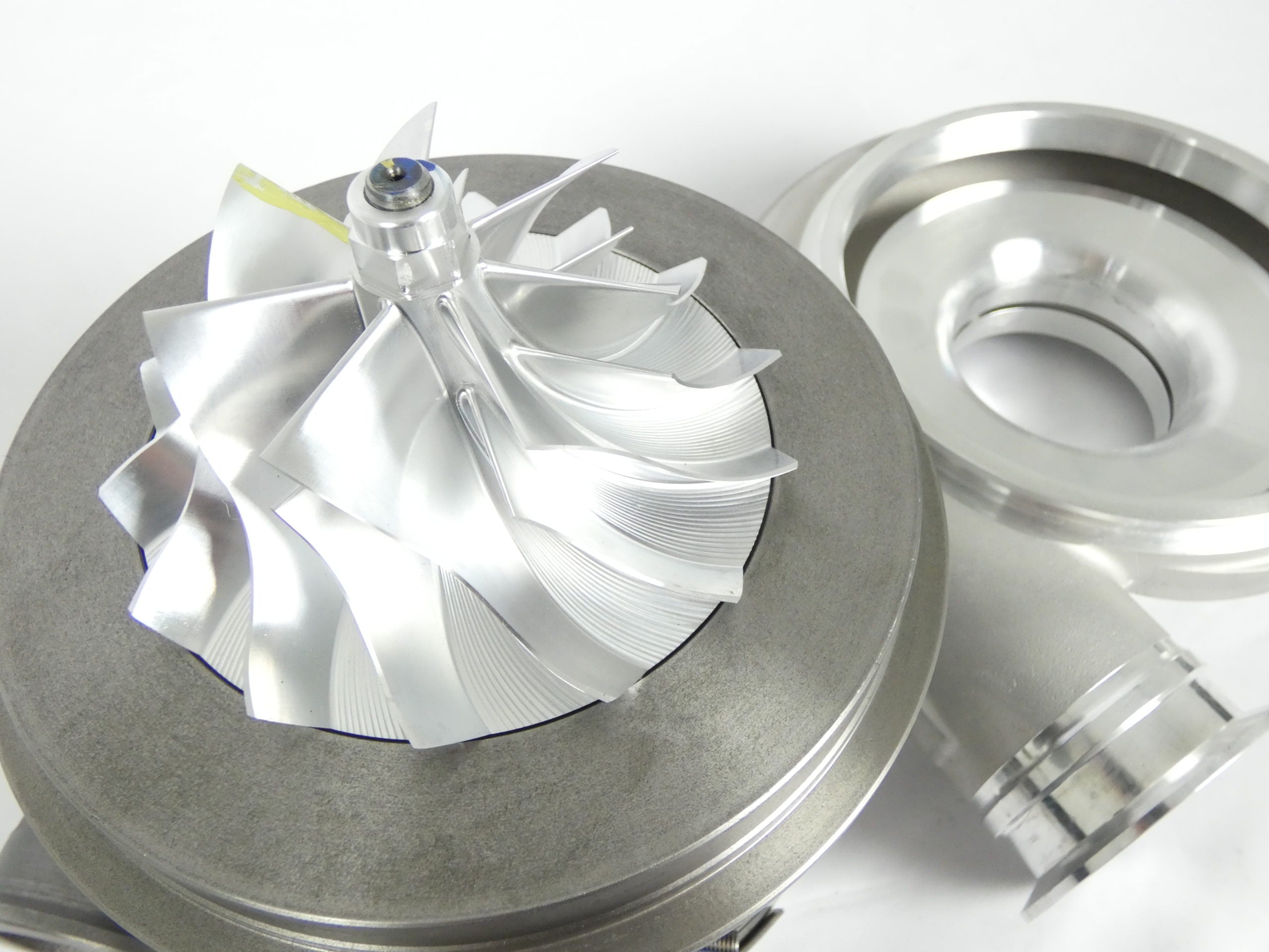 86mm CNC Billet Wheel Turbocharger T6 Pro-Mod V-band Exhaust Housing - SSTubes