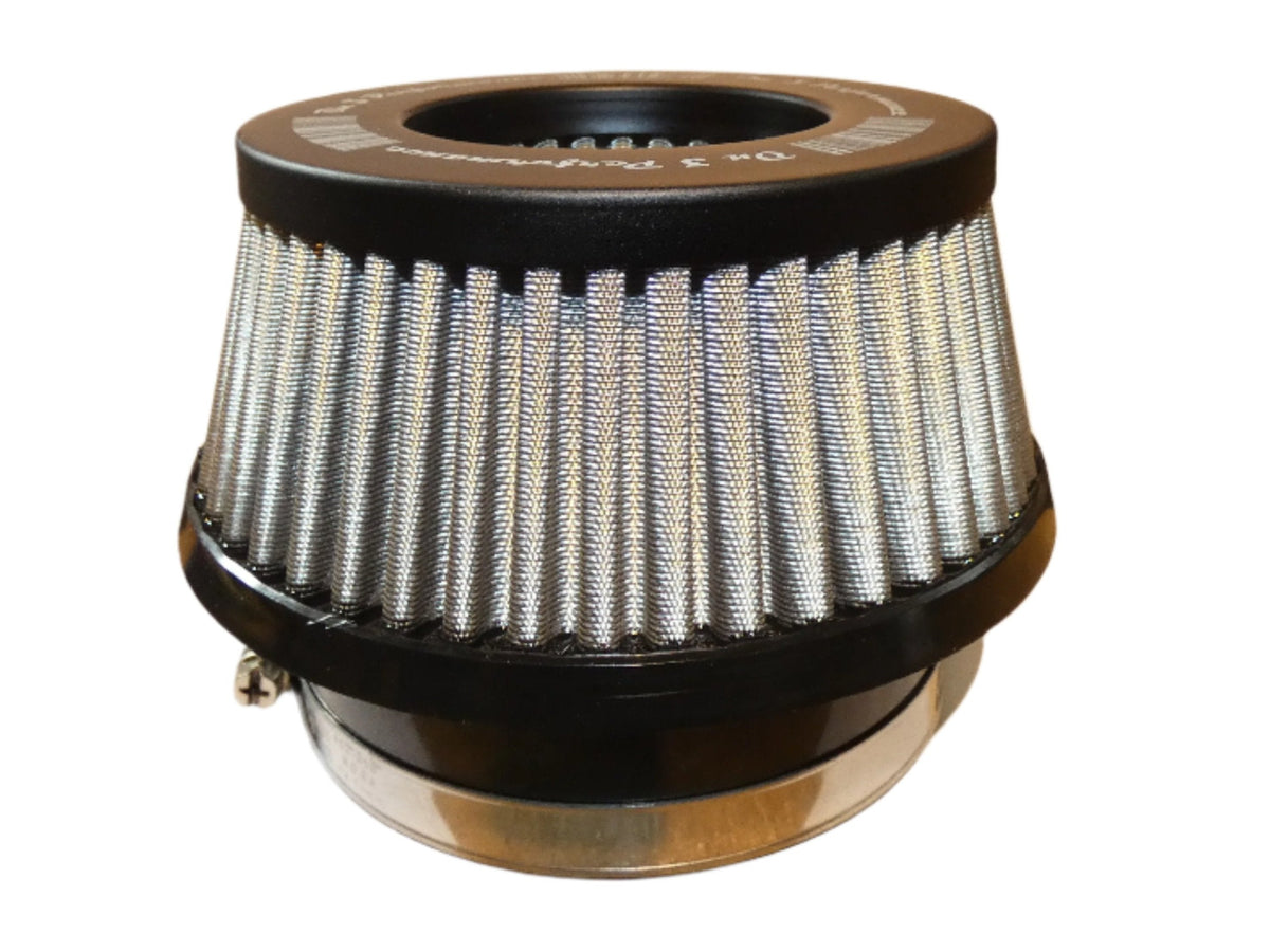 SHORTY 4" Stainless Steel Element Urethane Premium Air Filter - AF3 - SSTubes