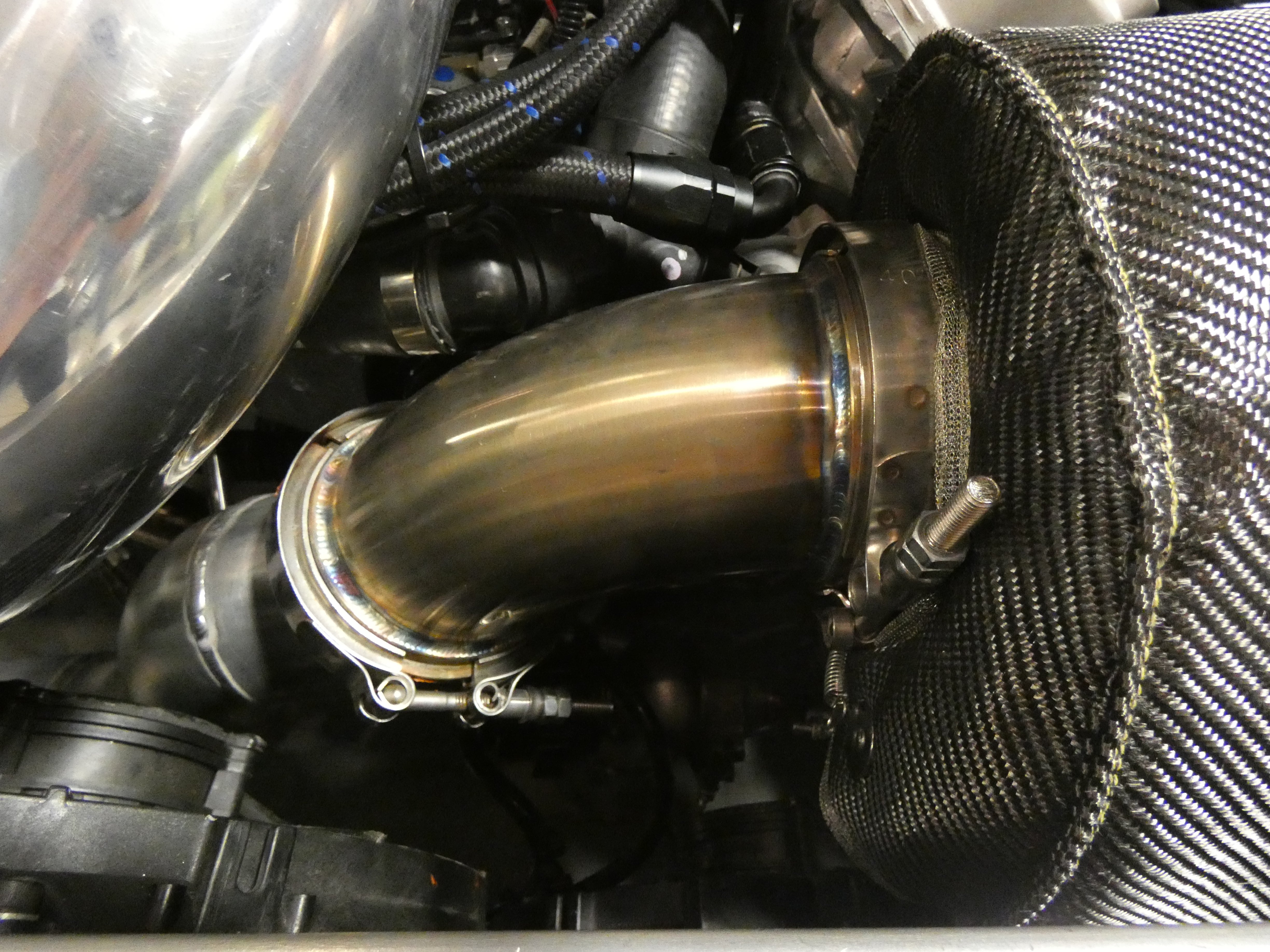 (1987-2004) Mustang Coyote Swap T6 Turbo System - HOTSIDE ONLY - SSTubes