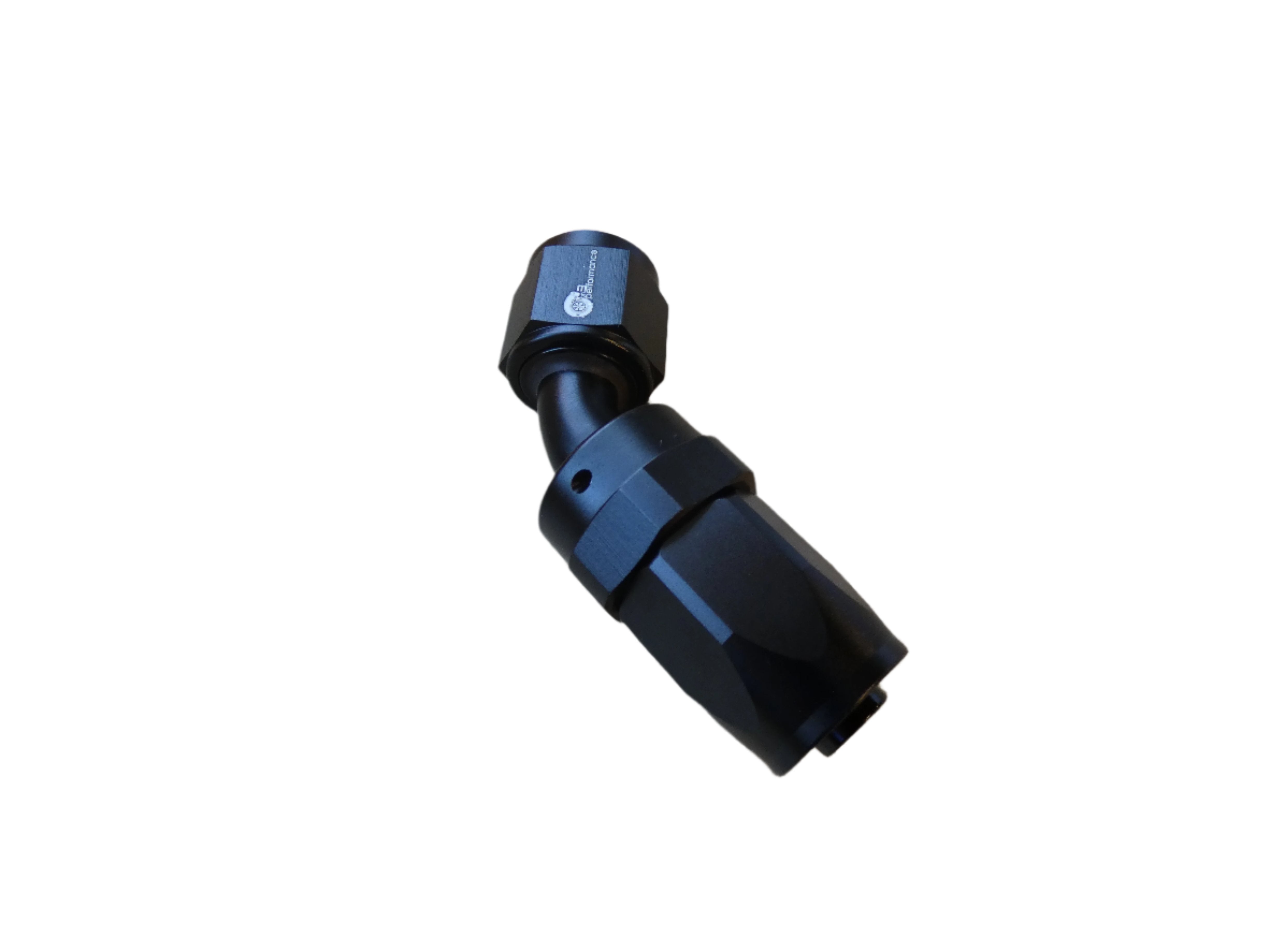 8an 45° Hose End- Black - SSTubes