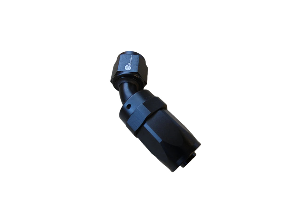 8an 45° Hose End- Black - SSTubes