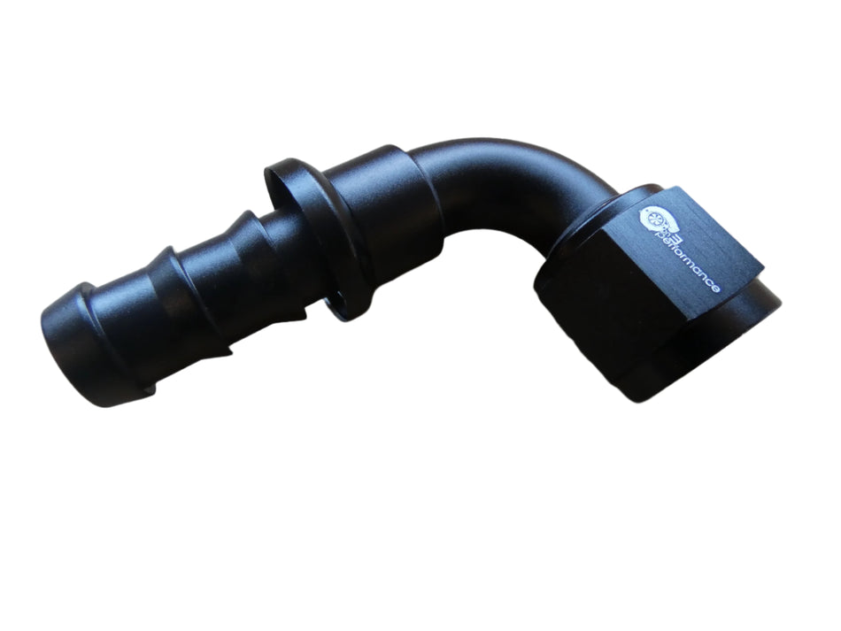 10an 90° Pushloc Hose End- Black - SSTubes