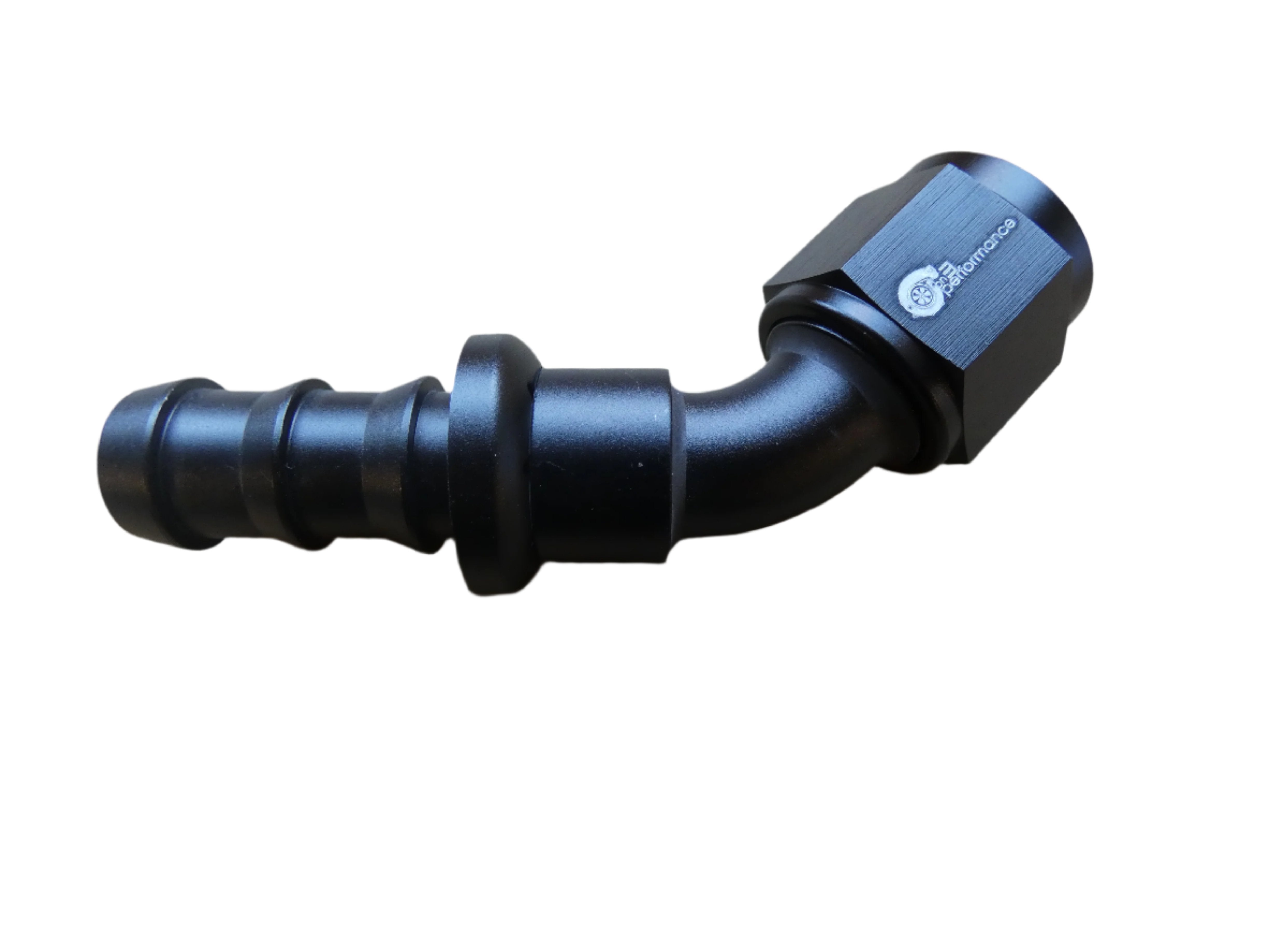 10an 45° Pushloc Hose End- Black - SSTubes