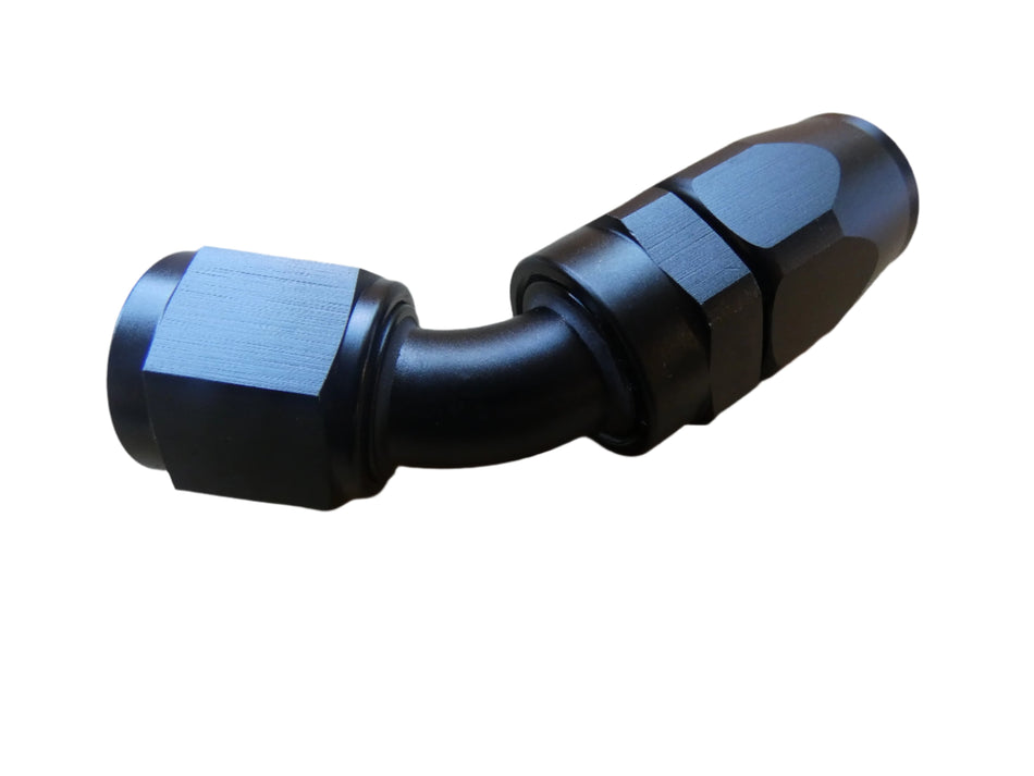 10an 45° Hose End- Black - SSTubes
