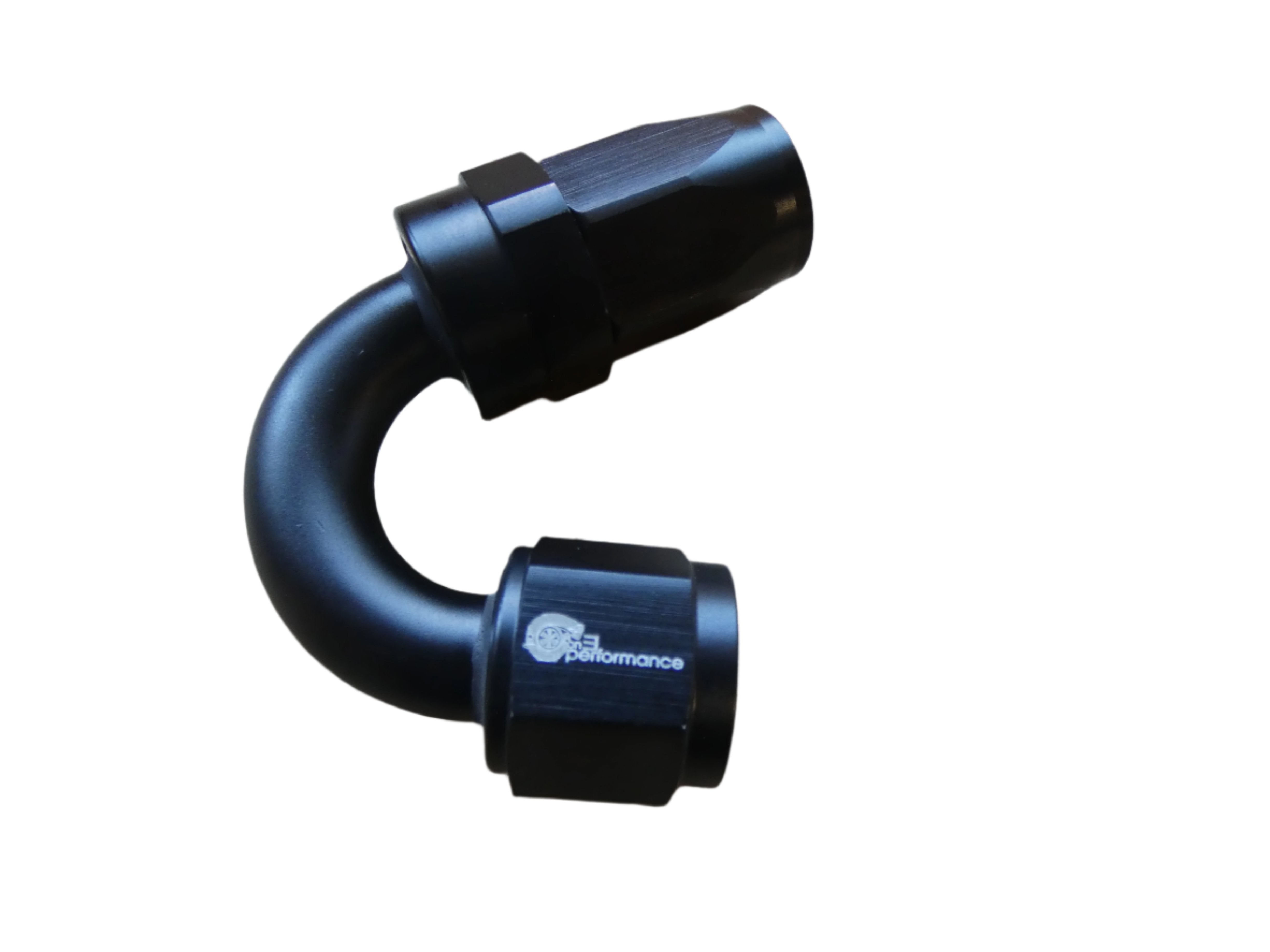 8an 150° Hose End- Black - SSTubes