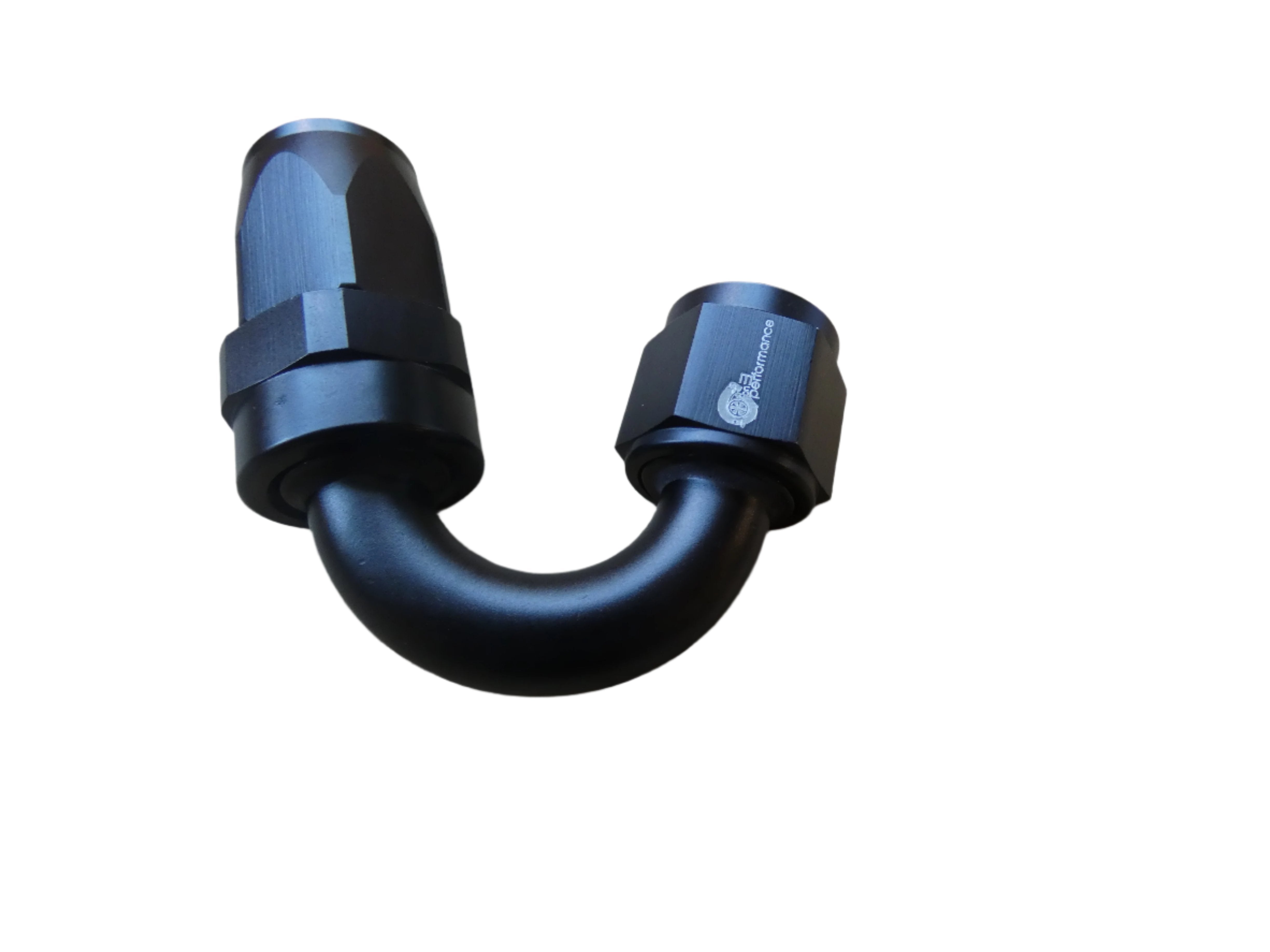 8an 150° Hose End- Black - SSTubes