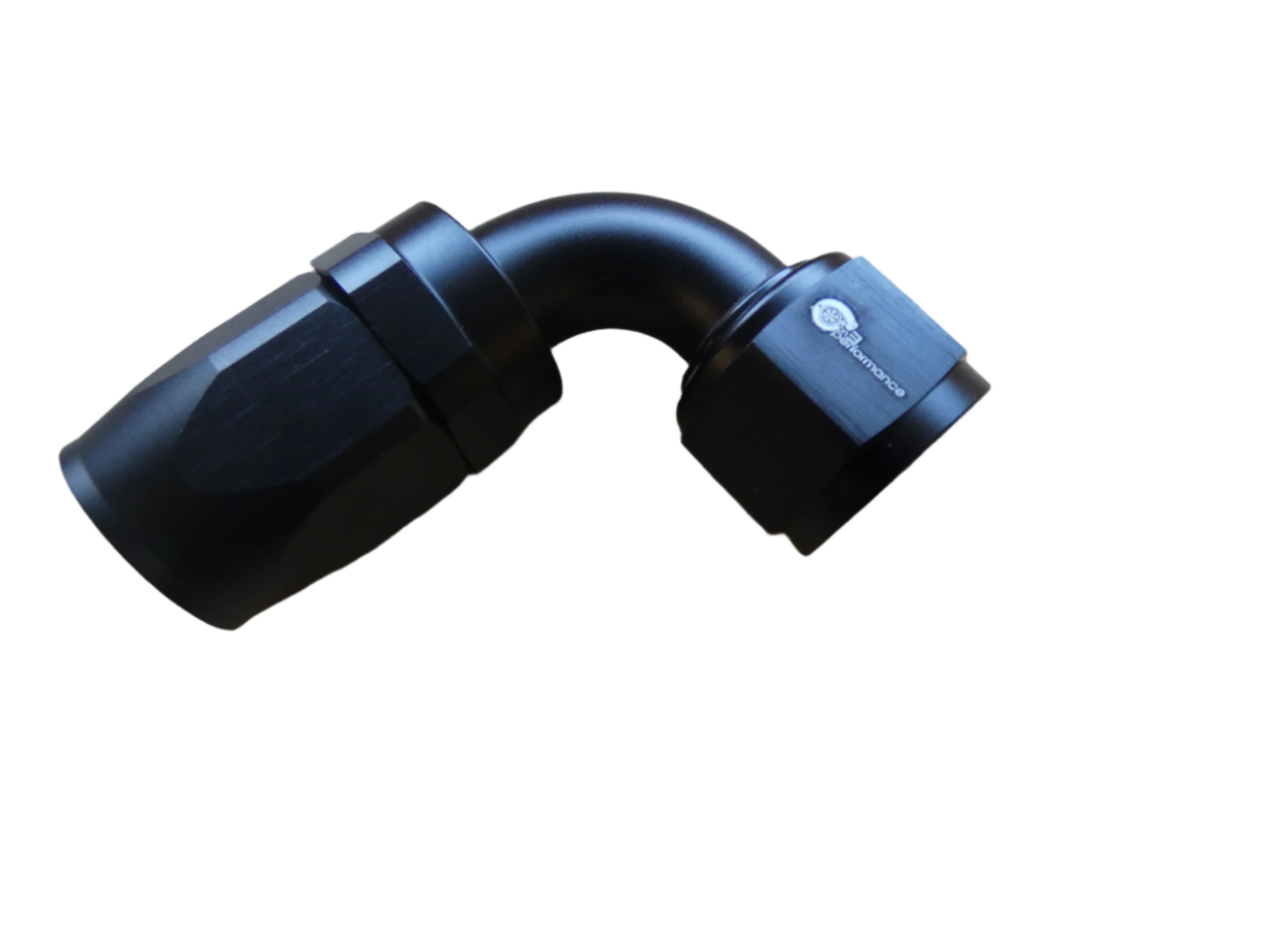 12an 90° Hose End- Black - SSTubes