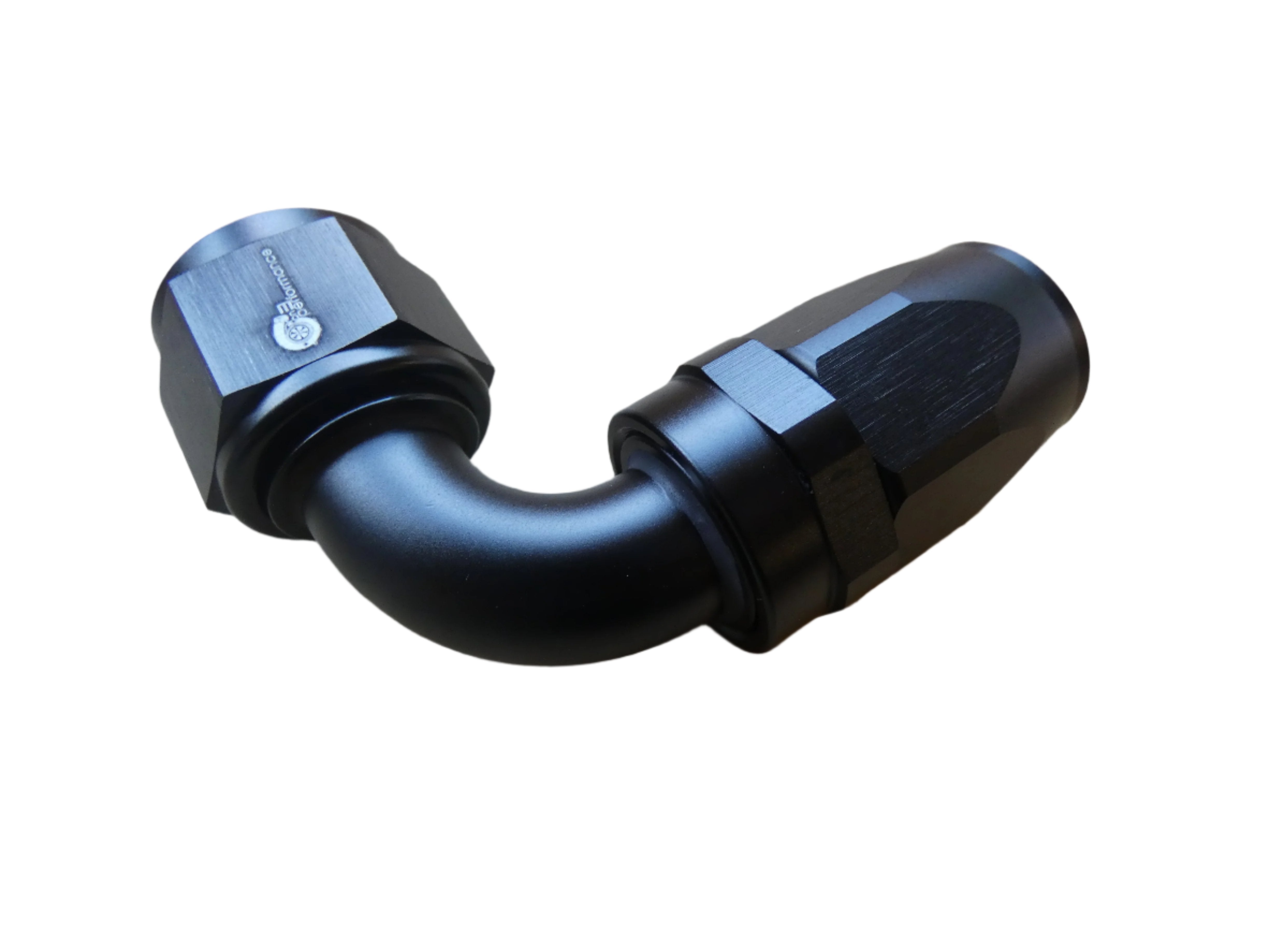 12an 90° Hose End- Black - SSTubes