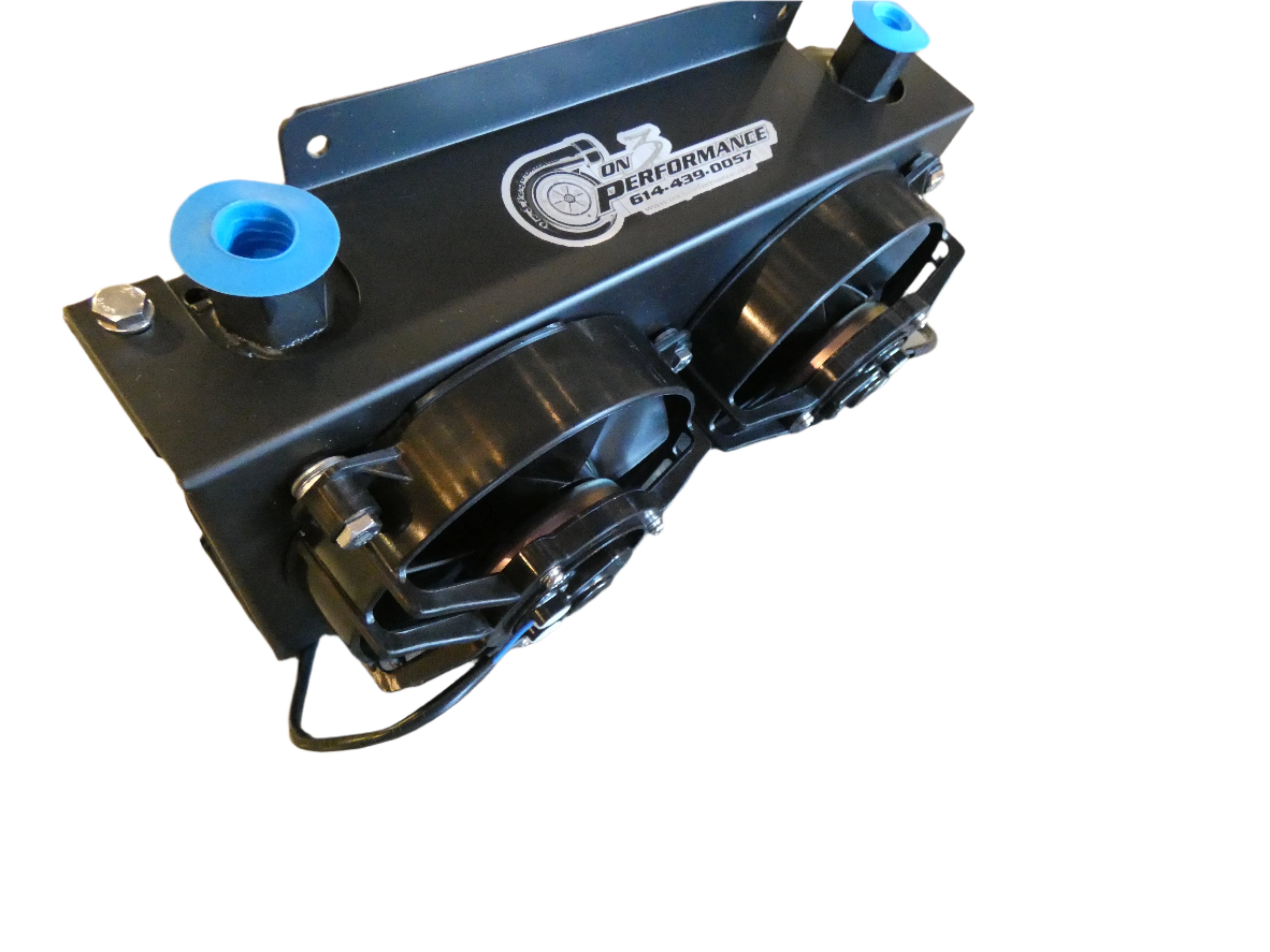 On3 Performance- DR Series Transmission Cooler w/Dual fans - SSTubes