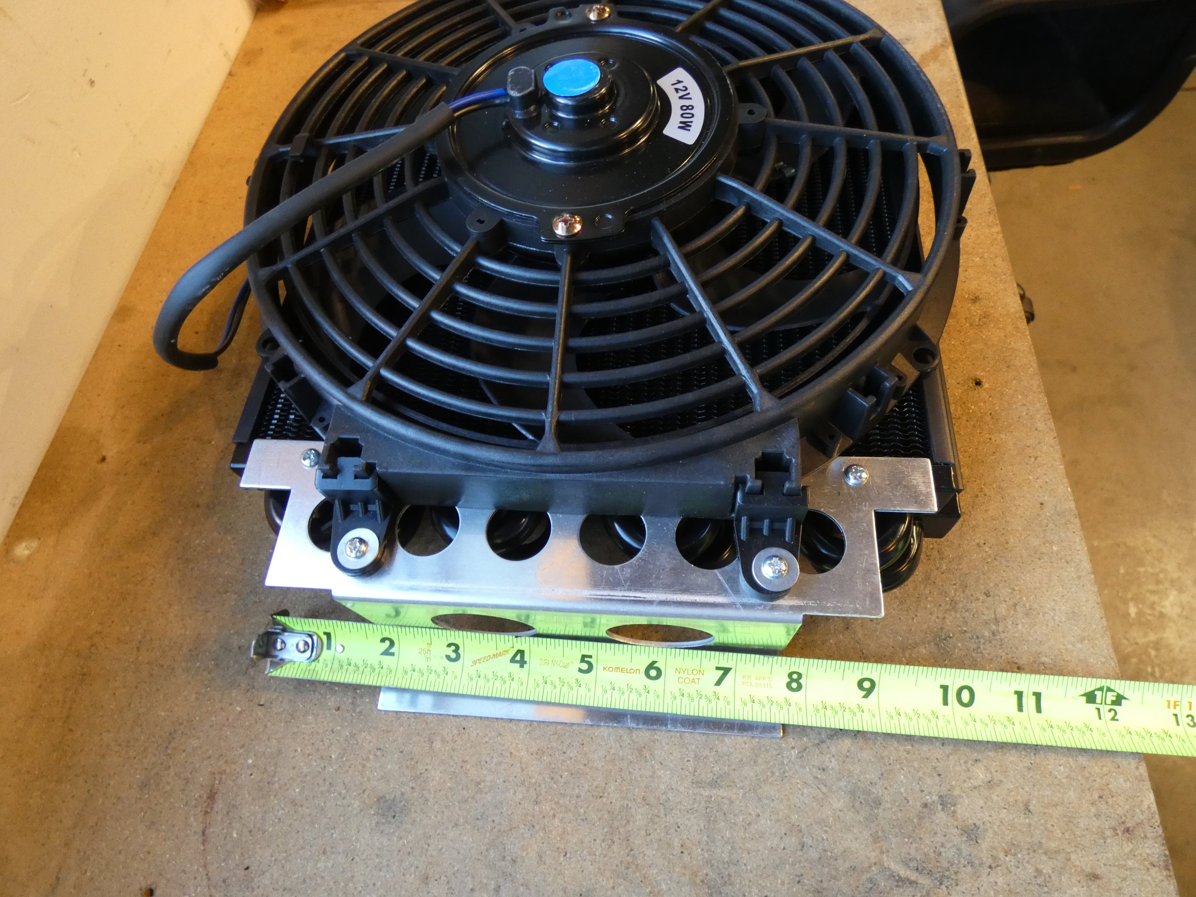 On3 Performance- CR Series Transmission Cooler w/Fan - SSTubes