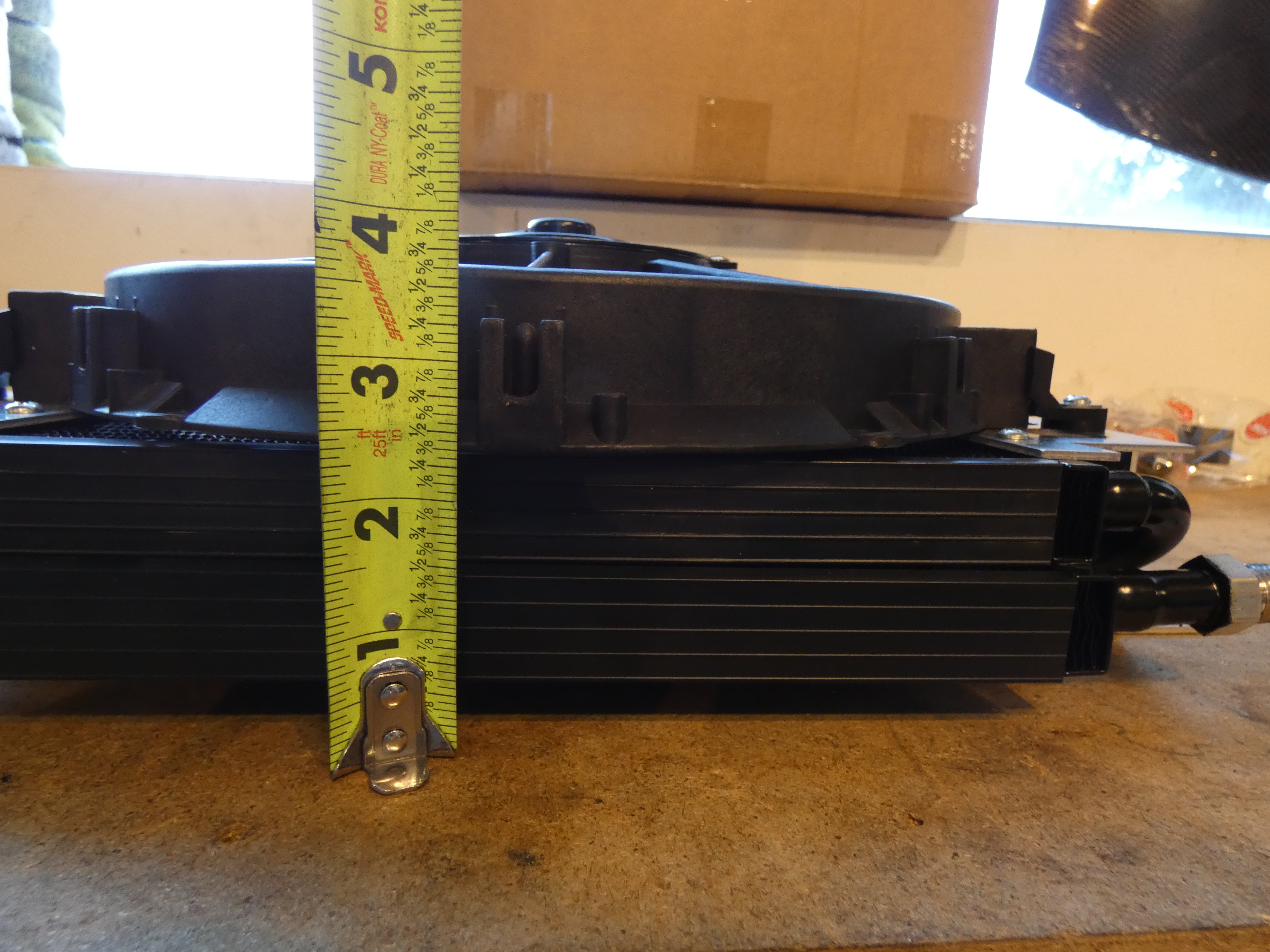 On3 Performance- CR Series Transmission Cooler w/Fan - SSTubes