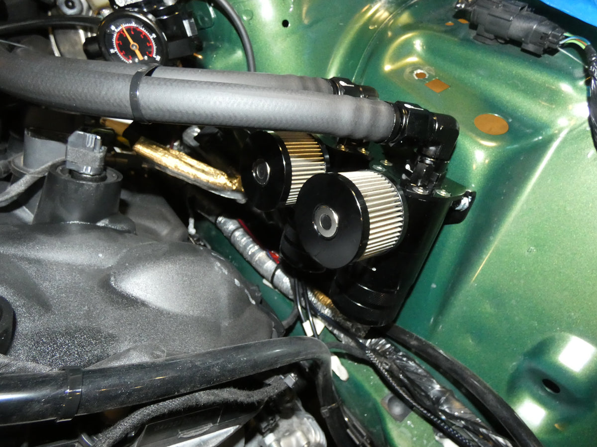 (2015 - 2023) Mustang GT Mid Mount Catch Can Kit - SSTubes