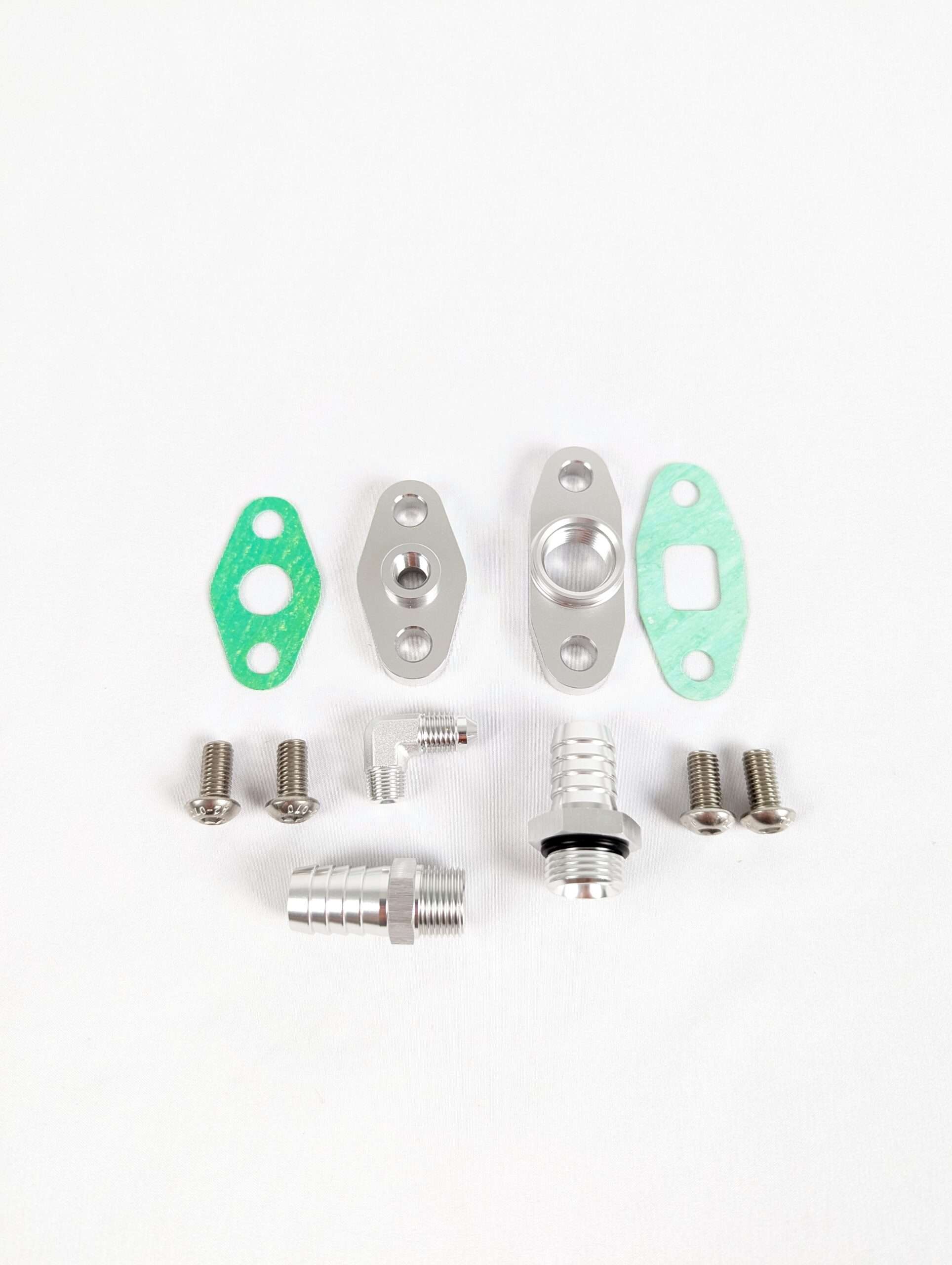 T4 Series Oil Feed / Drain Plate Kit COMPLETE (Journal Bearing) - SSTubes