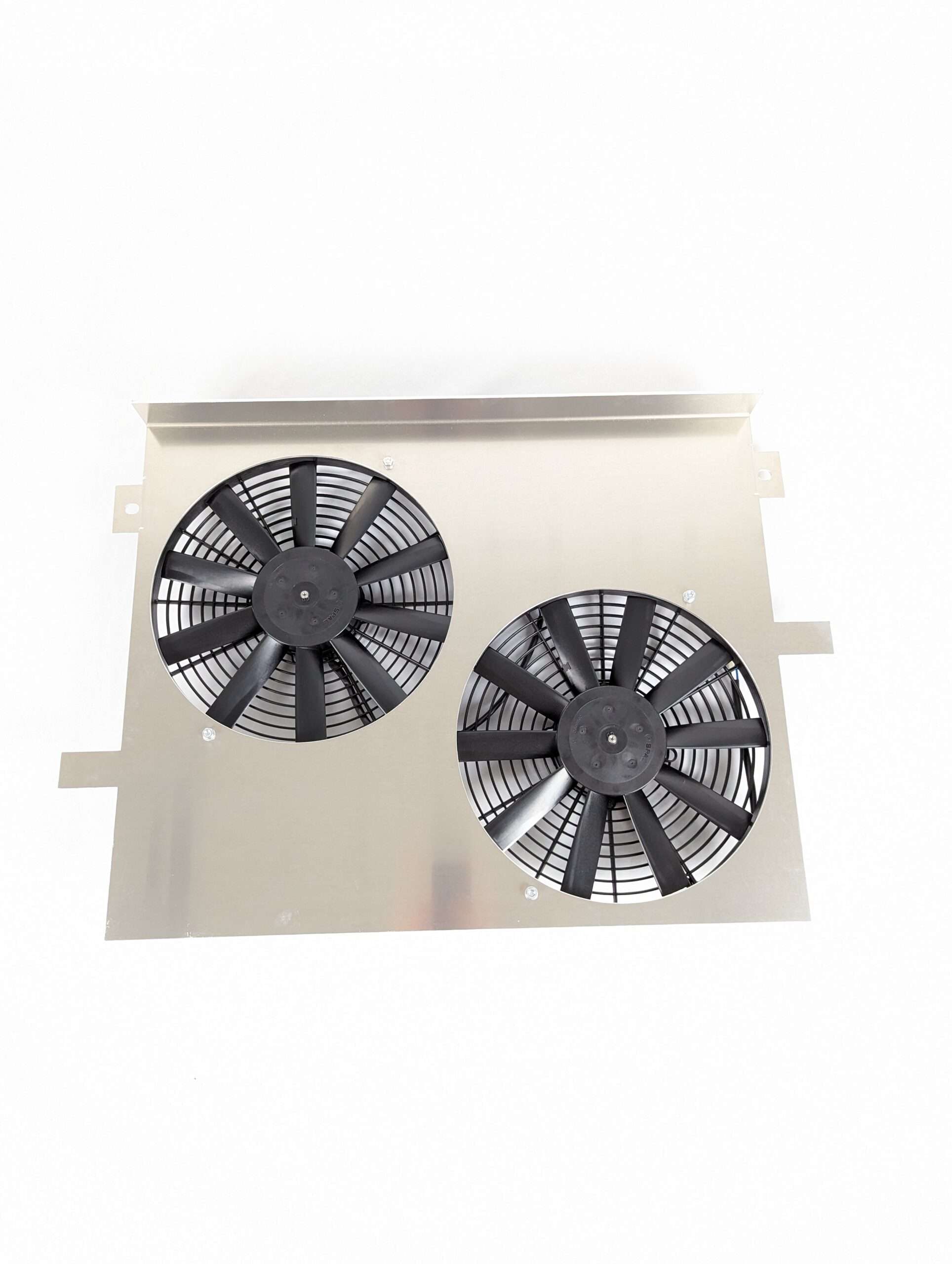 (2011-2014) Mustang GT 5.0 Coyote Dual Aluminum Thin Profile Dual 12" Electric Fan Kit - SSTubes