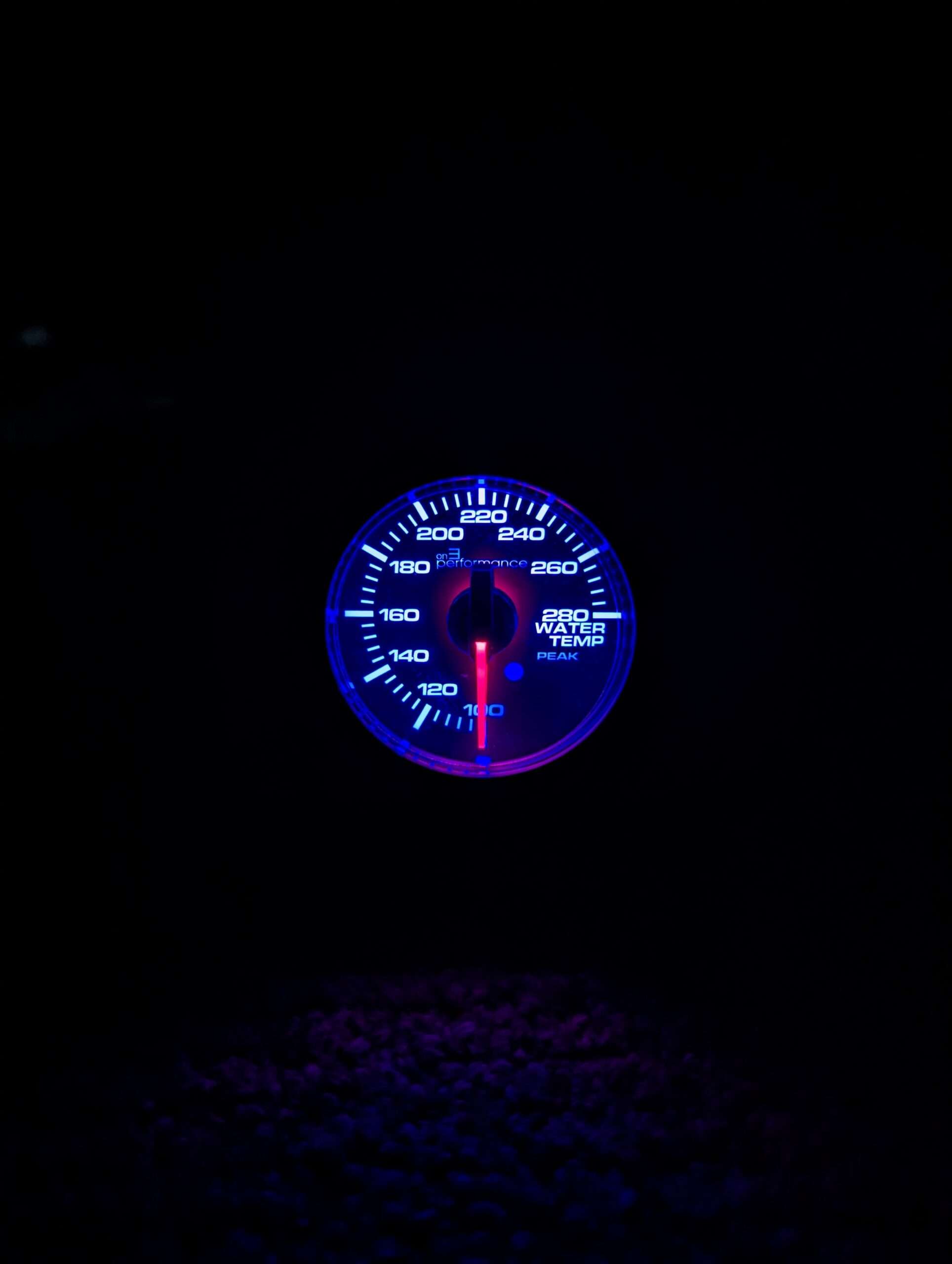 On 3 Performance Electronic Water Temp Gauge - SSTubes