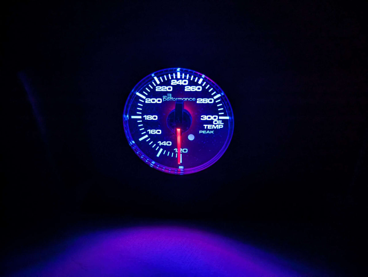 On 3 Performance Electronic Oil Temperature Gauge - SSTubes
