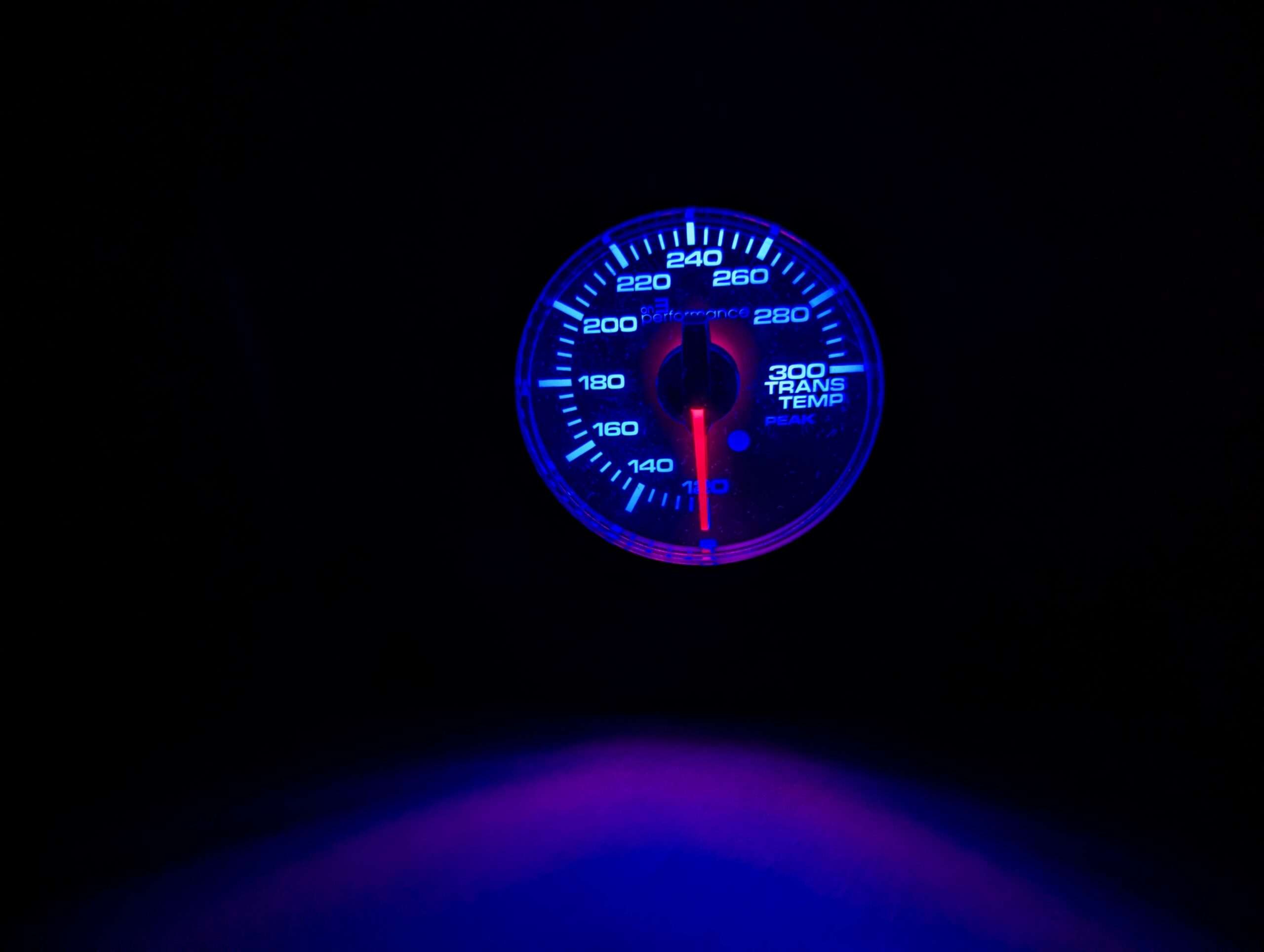 On 3 Performance Electronic Tranmission Temperature Gauge - SSTubes