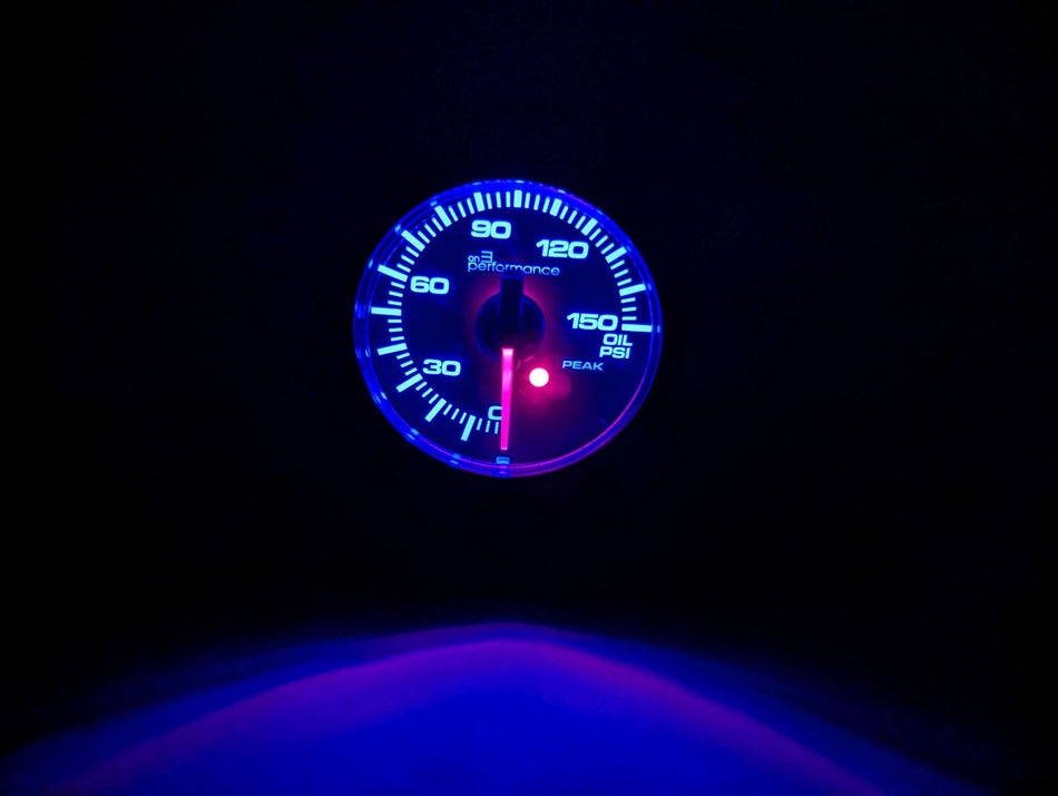 On 3 Performance Electronic Oil Pressure Gauge - Warning / Recall - SSTubes