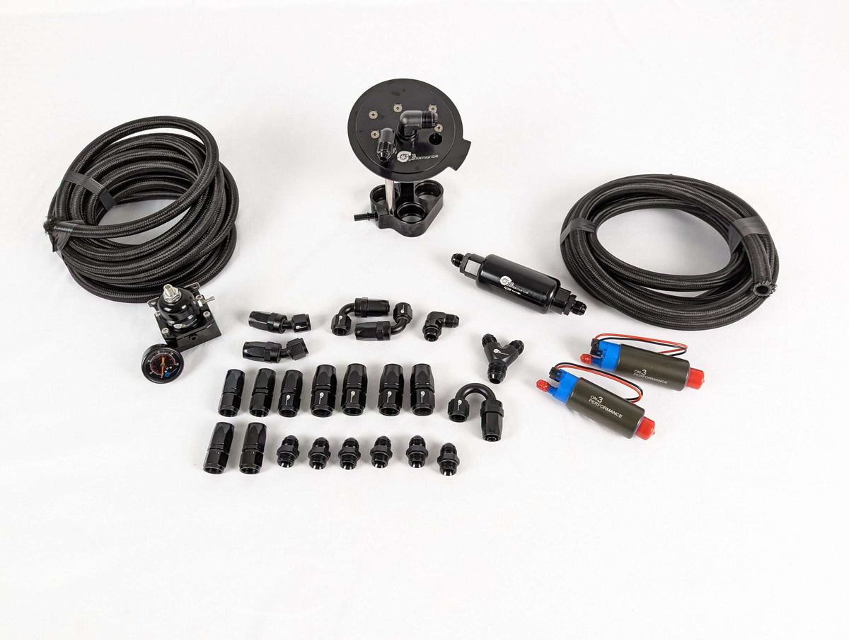 (2011-2014) On 3 Performance Complete Mustang GT 5.0 4v Coyote Fuel System - SSTubes