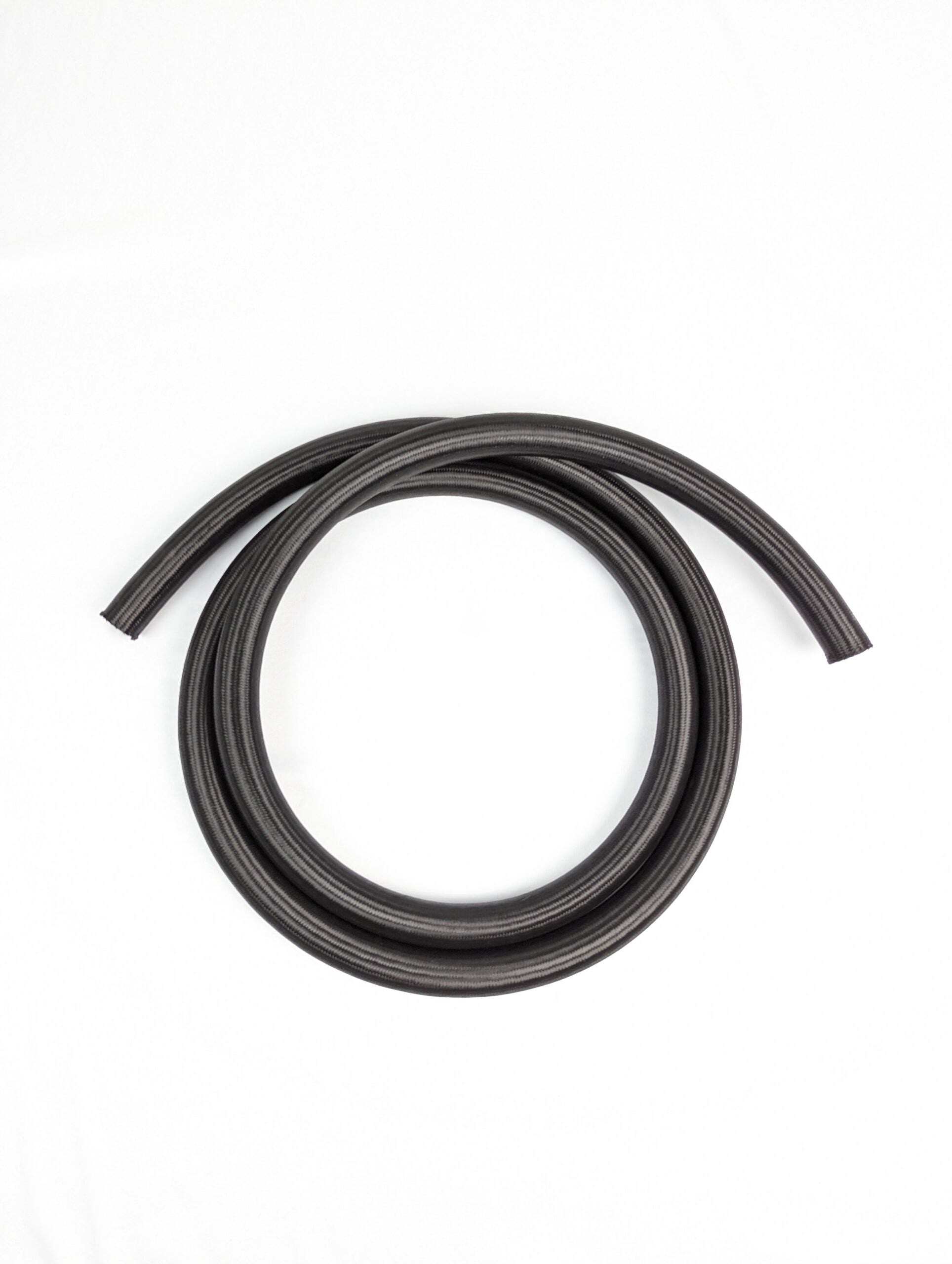 20an Black Braided Nylon Line w/ Steel Re-Enforcement - 8ft Sections - SSTubes