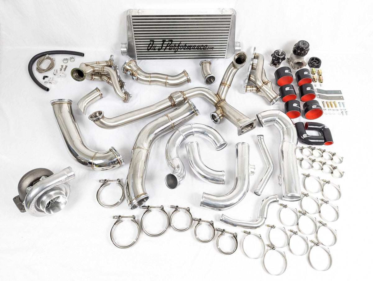 (1987-2004) Mustang Coyote Swap Complete Turbo System- T4 Version - SSTubes