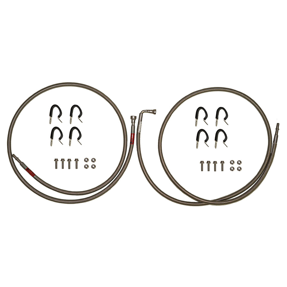 04-06 GM 1500 SUV without Flex Fuel or Fuel Filter, Quick Fix Fuel Line Kit: Braided Stainless - SSTubes