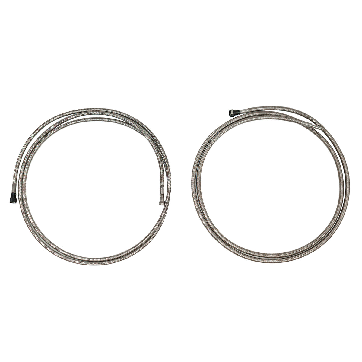 QFF0033S - 03-05 Ram 2500 / 3500 5.9 Ext Cab/Long Bed, Quick Fix Fuel Set; Braided Stainless - SSTubes