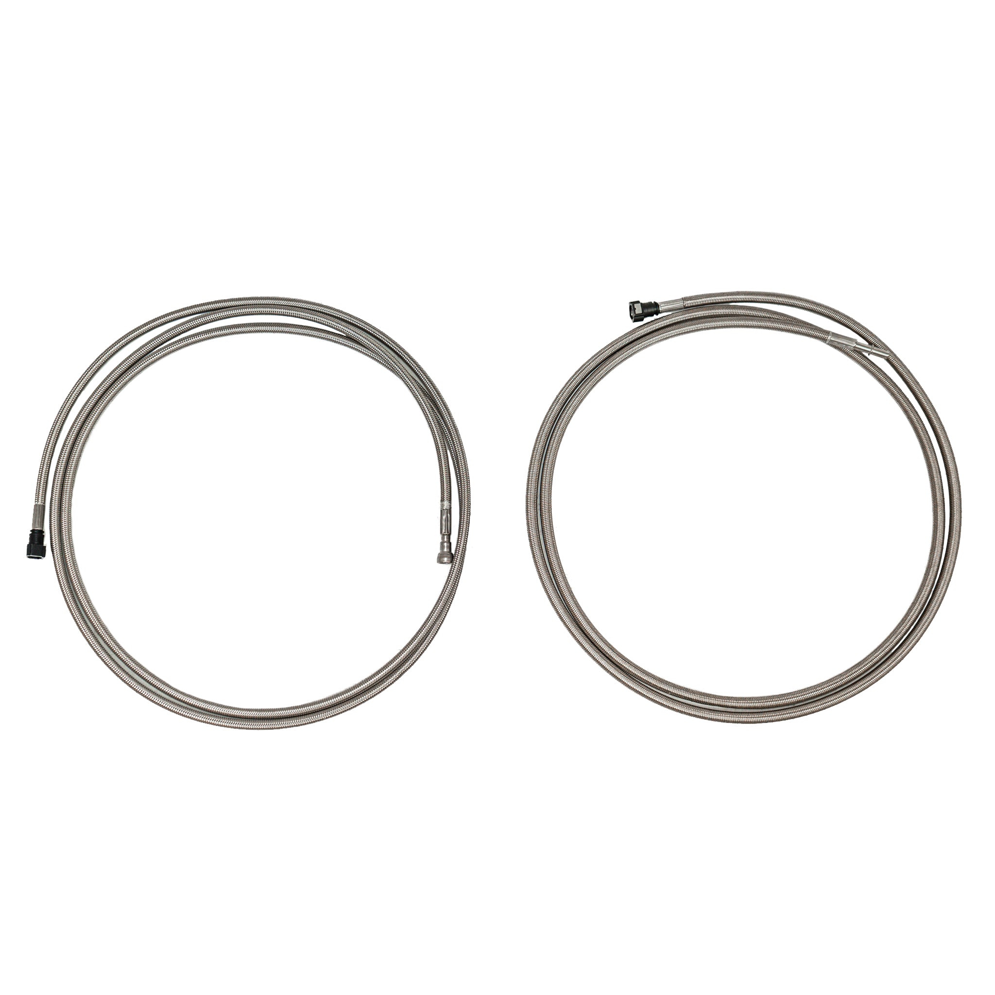 QFF0033S - 03-05 Ram 2500 / 3500 5.9 Ext Cab/Long Bed, Quick Fix Fuel Set; Braided Stainless - SSTubes
