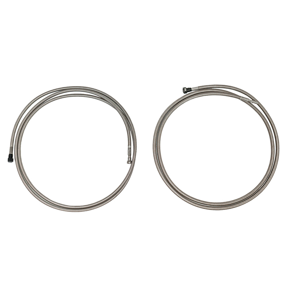 QFF0033S - 03-05 Ram 2500 / 3500 5.9 Ext Cab/Long Bed, Quick Fix Fuel Set; Braided Stainless - SSTubes