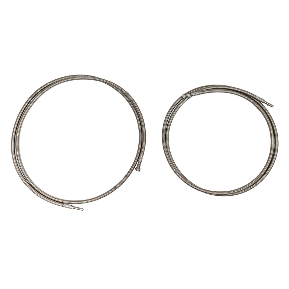 QFF0036SS - 07 Only, 1500 GM SUV, Without Inline Fuel Sensor, Quick Fix Fuel Set; Braided Stainless - SSTubes