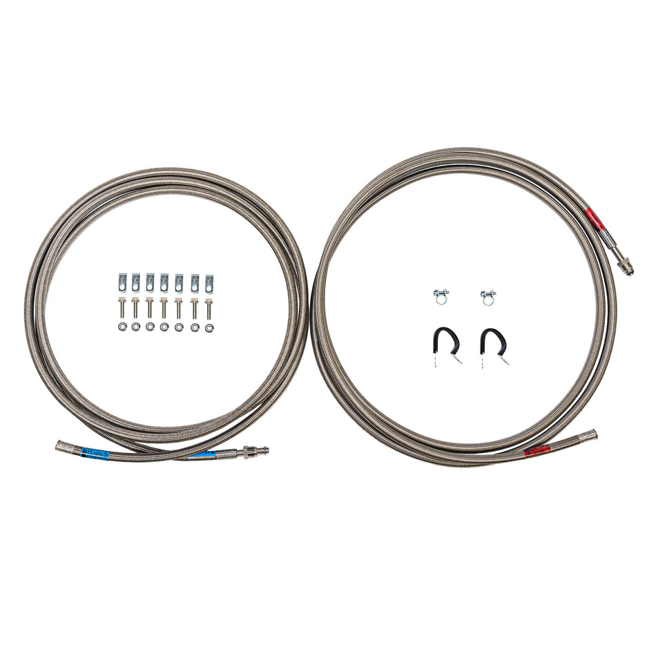 1986-91 Corvette L98, Quick Fix Fuel Hose; Braided Stainless - SSTubes