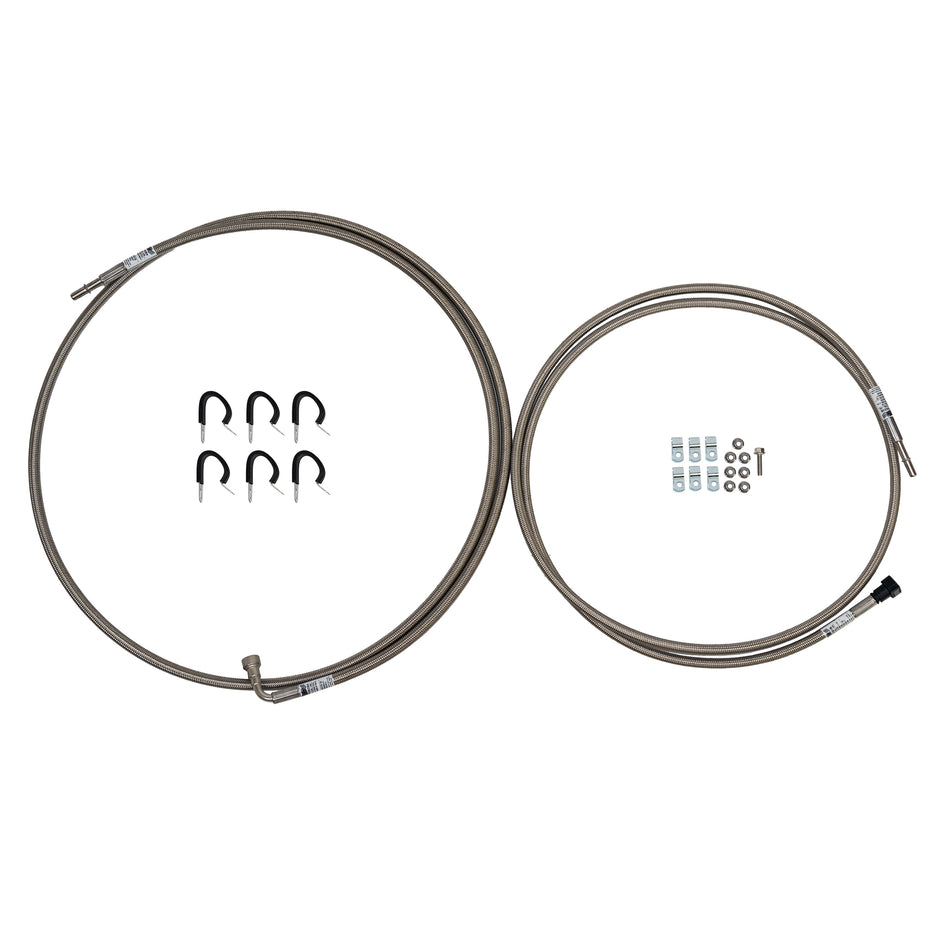 2002-07 Saturn Vue 3.5L V6 -cid 3471cc, Quick Fix Fuel Kit; Braided Stainless Steel - SSTubes