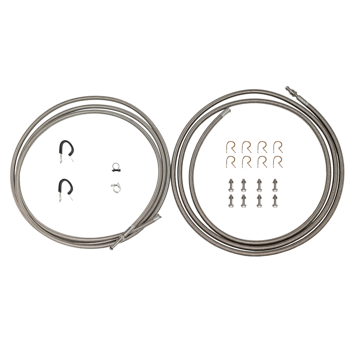 QFF0039SS  - 86-87 Corvette L98, Quick Fix Fuel Hose; Braided Stainless - SSTubes