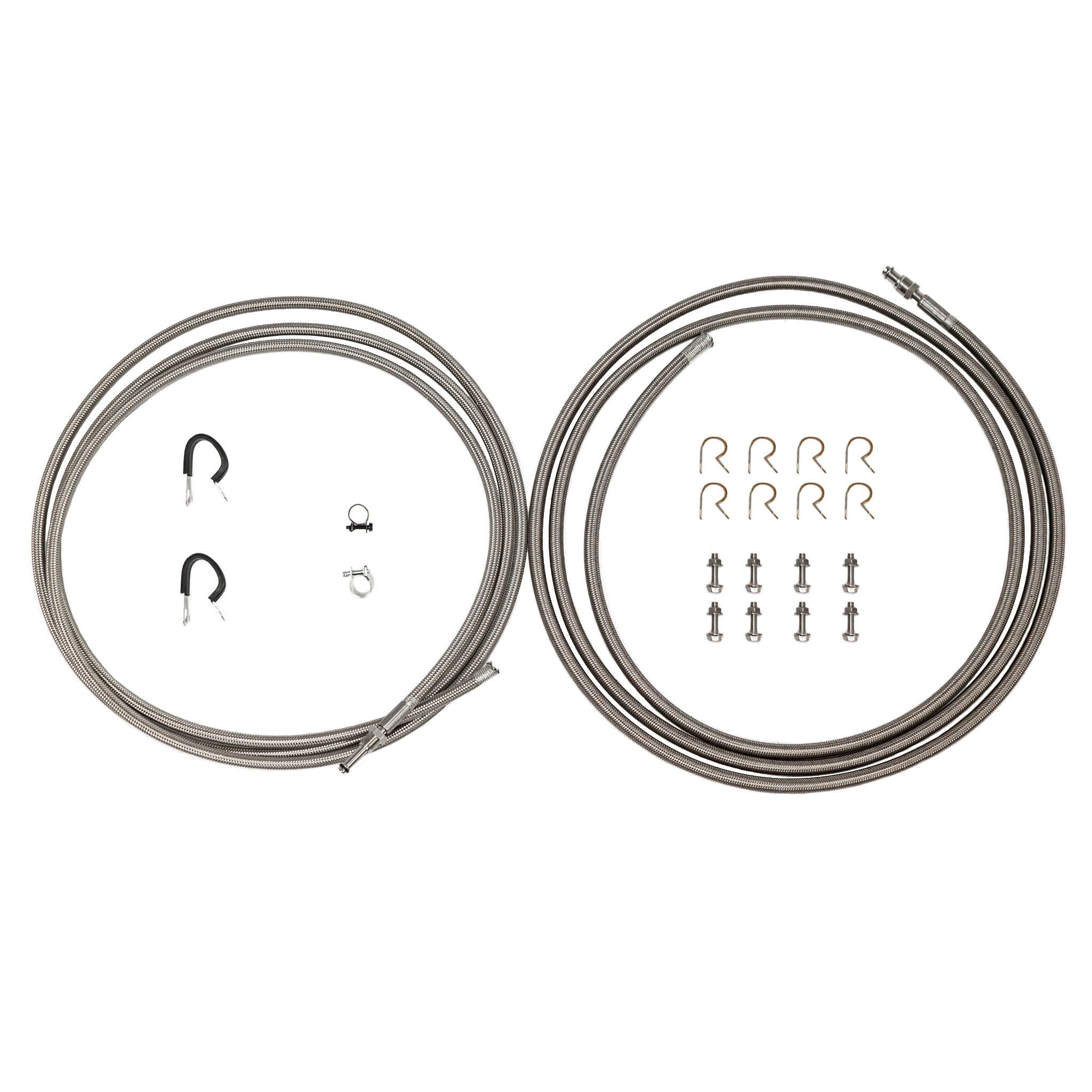 QFF0039SS  - 86-87 Corvette L98, Quick Fix Fuel Hose; Braided Stainless - SSTubes