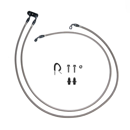 2014-18 Chevy Silverado 1500 / GMC Sierra 1500 with 5.3L; Quick Fix Transmission Line Kit; Braided Stainless - SSTubes