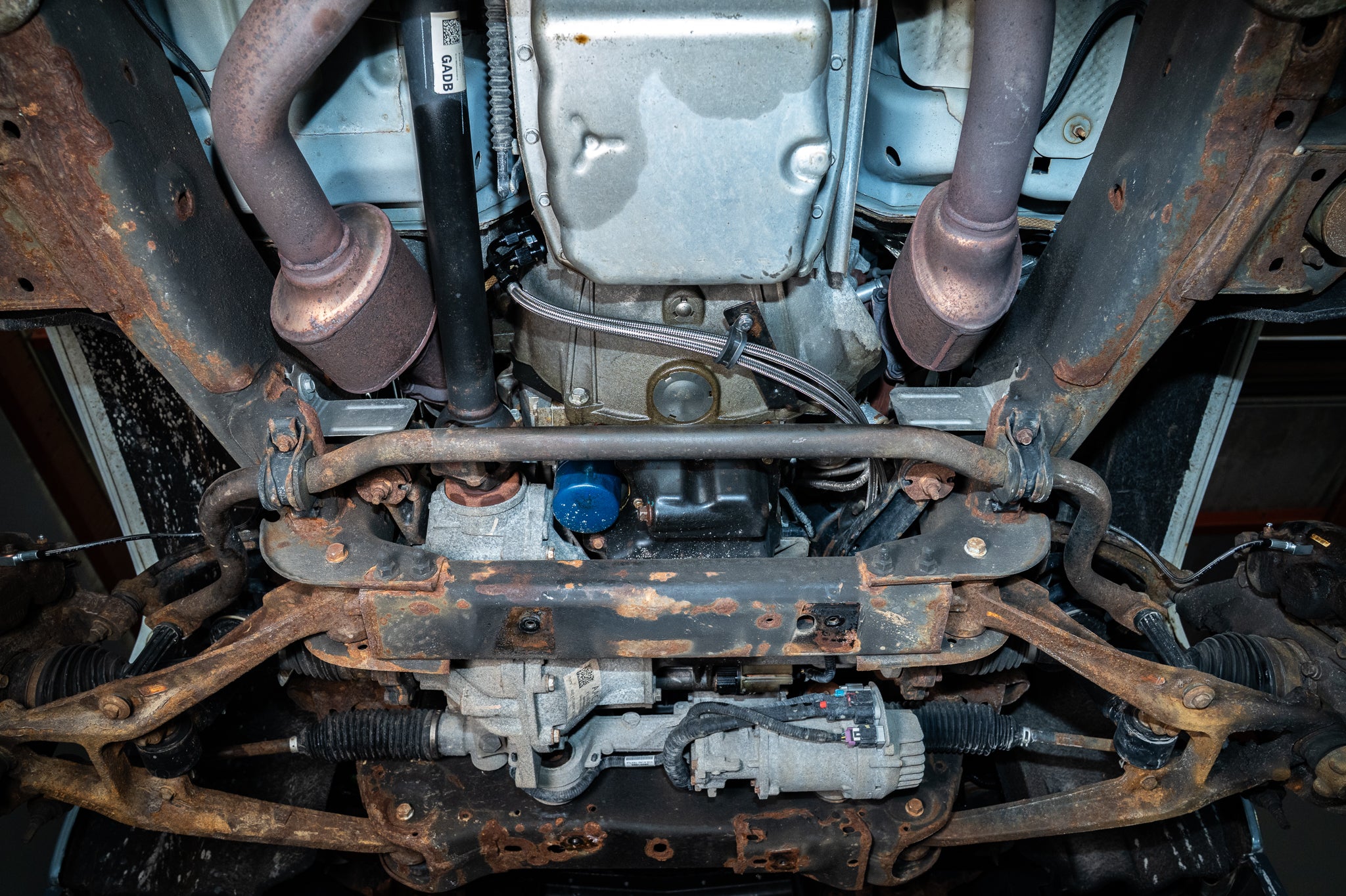 2014-18 Chevy Silverado 1500 / GMC Sierra 1500 with 5.3L; Quick Fix Transmission Line Kit; Braided Stainless - SSTubes