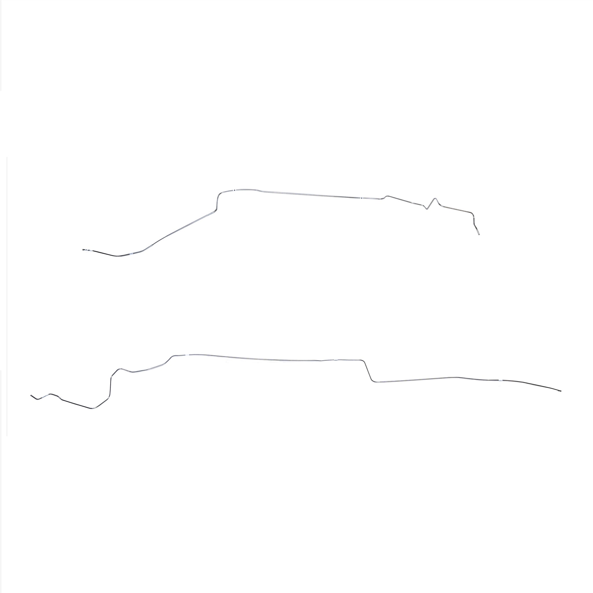 68-69 Mopar B-Body 3/8" Main & 1/4" Return Fuel Line; Steel - SSTubes