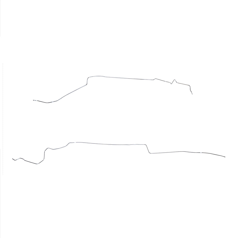 68-69 Mopar B-Body 3/8" Main & 1/4" Return Fuel Line; Steel - SSTubes