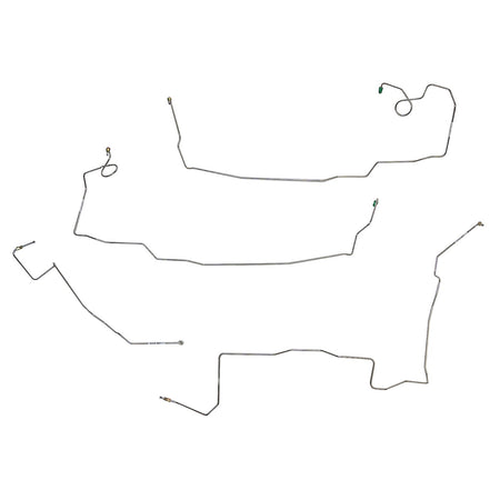 RKT0310OM - 2003-10 Dodge Viper, Front Brake Kit; Steel - SSTubes