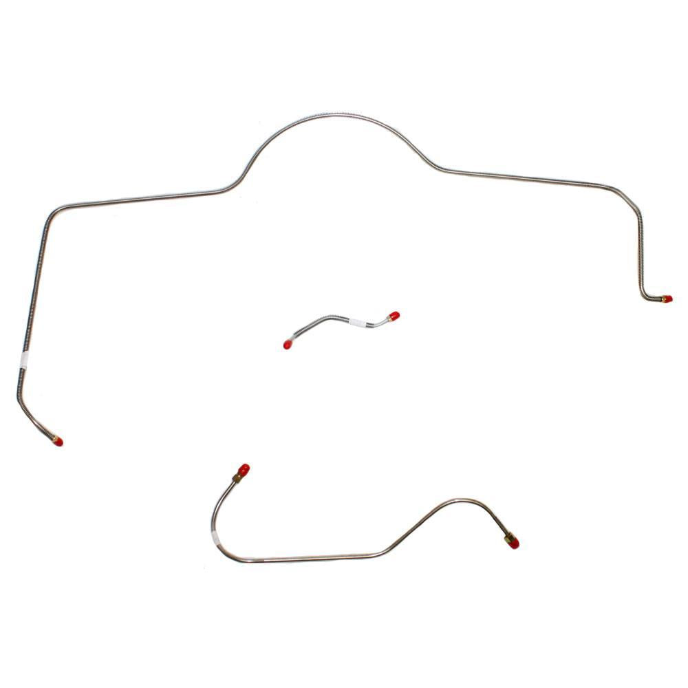 RKT6513OM- 65 Mopar B-Body, Dual M/C Conversion QPV/STD; Front Brake Line Kit; Steel - SSTubes