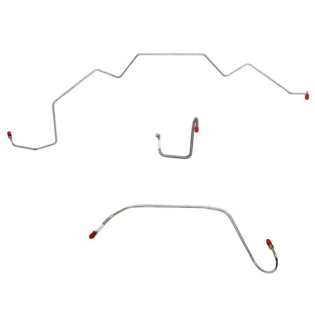 RKT6612SS- 66-70 Mopar B-Body Power Disc Front Brake Line Conversion Kit; Stainless - SSTubes
