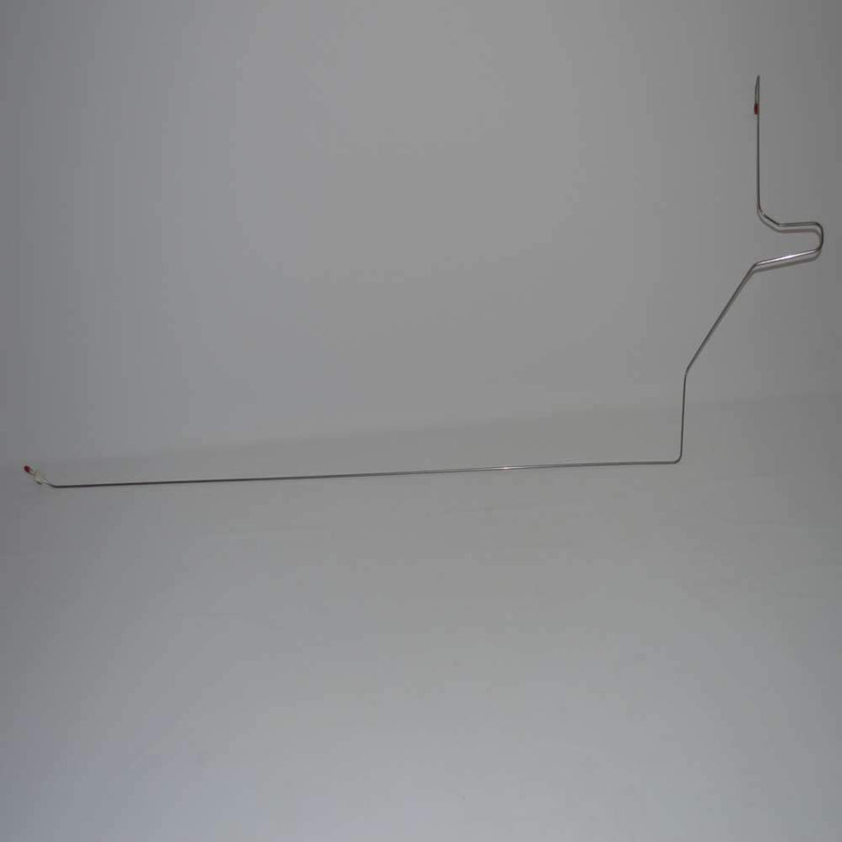 SIN6201SS- 62-63 Ford Thunderbird; Intermediate Brake Line w/ Rear Brake Hose Mounted to Floor Pan; Stainless - SSTubes