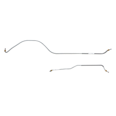58-60 Ford Thunderbird; 2pc Rear Axle Brake Line Set; Stainless - SSTubes